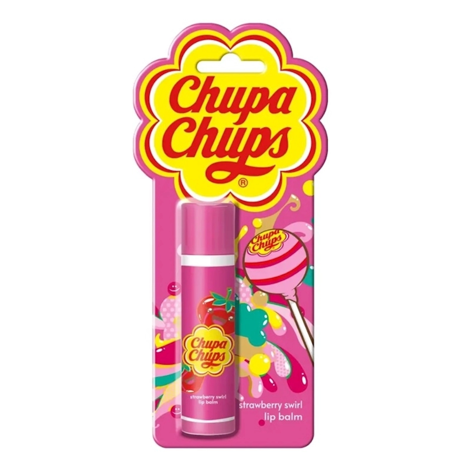 Dodaq üçün balzam Corsair Chupa Chups Strawberry Swirl