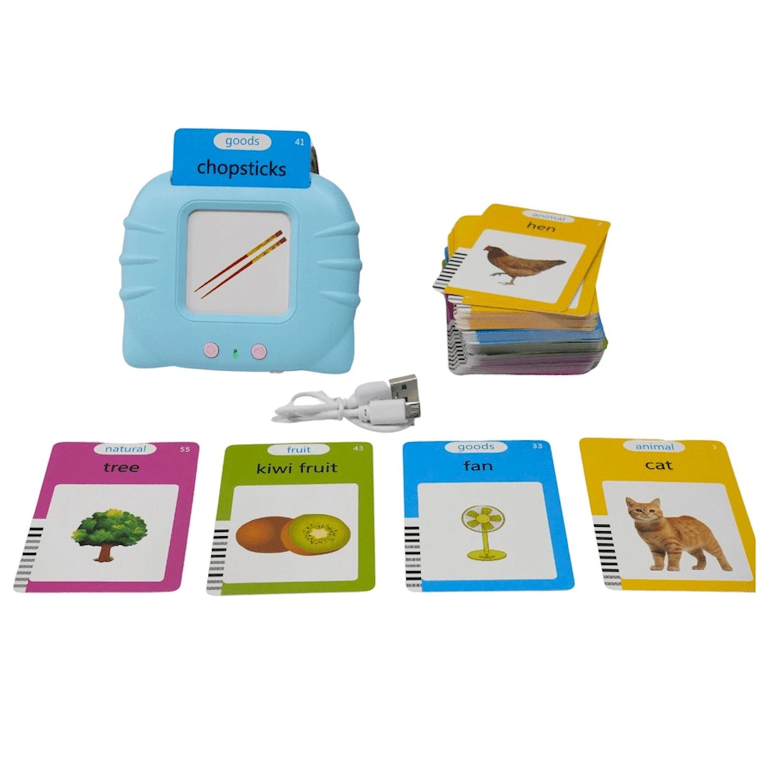 İnkişaf etdirən oyun Interesting Toddlers with Talking Flashcards, 2-5 yaş