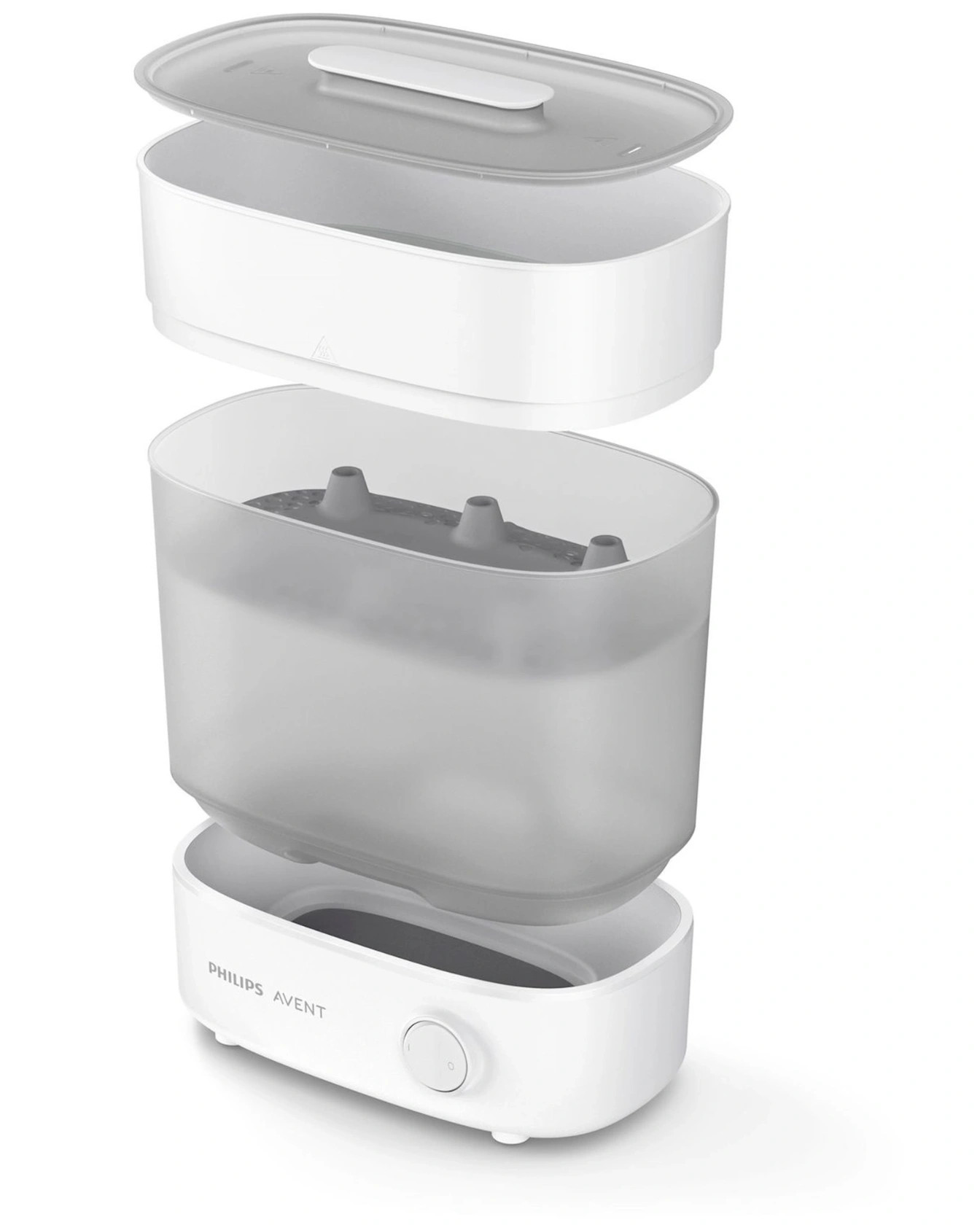 Sterilizator Philips Avent 650 W, polipropilen, ağ, 304x183x359 mm