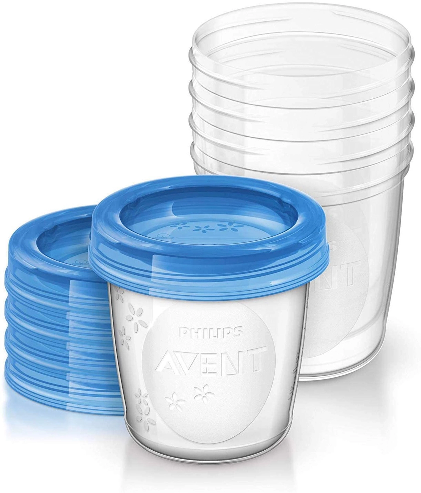 Ana südü saxlama konteynerləri Phillips Avent 180 ml, 5 əd