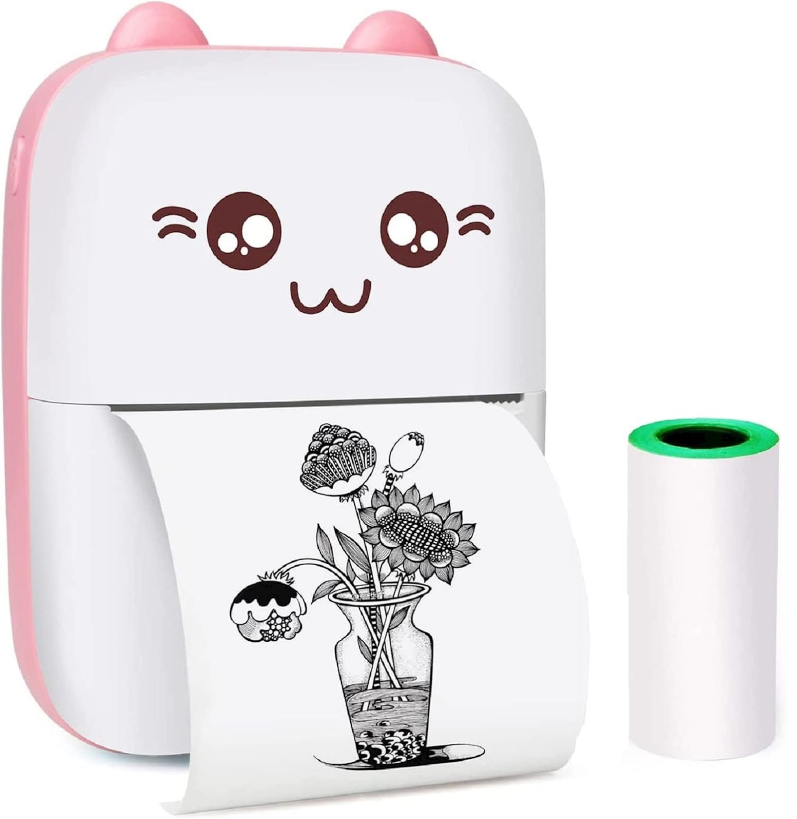 Fotoprinter Mini Printer BT instant printing Pink