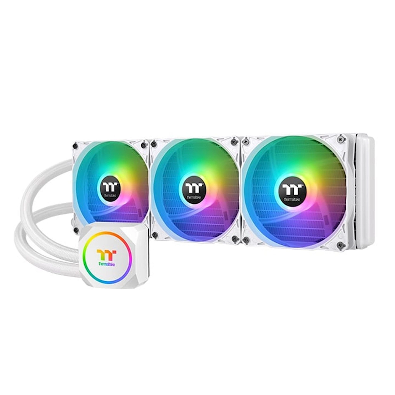Su soyutma sistemi prosessor üçün Thermaltake TH360 ARGB Sync Snow Edition AIO Liquid Cooler (CL-W302-PL12SW-A)