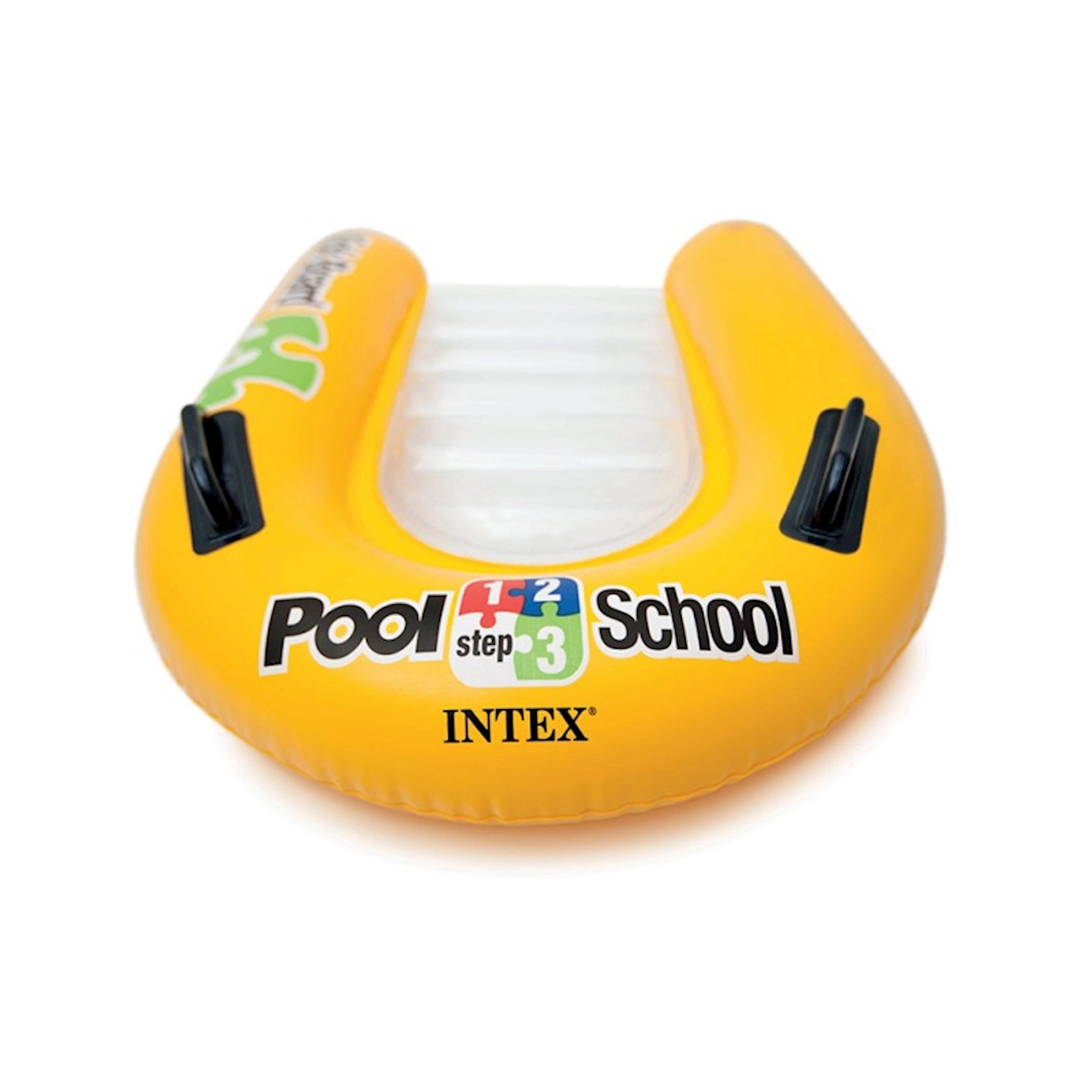 Şişirdilən döşək Intex 58167, Uşaqlar üçün, Sarı, 79x76 sm