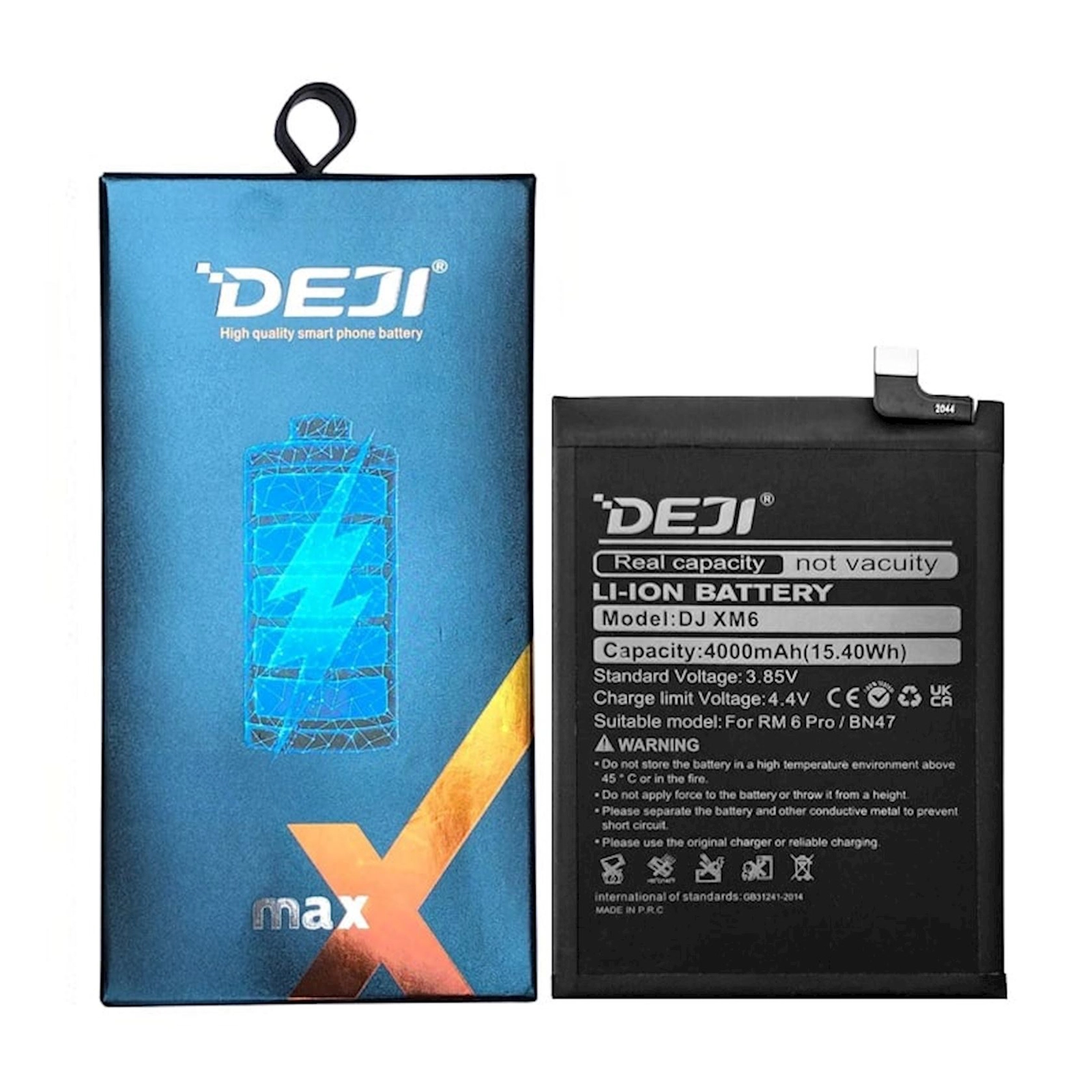 Akkumulyator Deji DL XM6 Xiaomi Mi A2 Lite üçün 4000 mAh (DJIBN47)