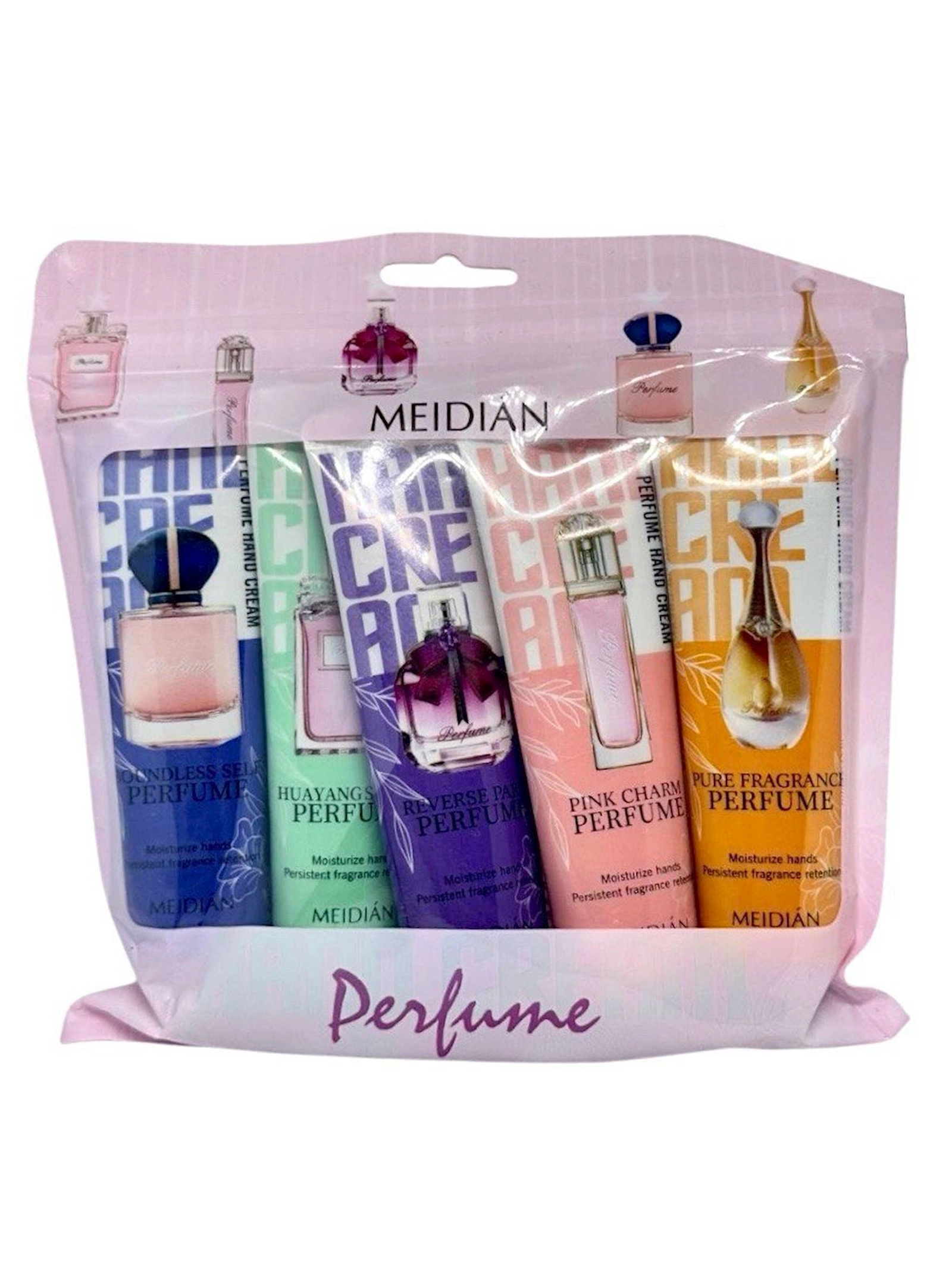 Əl üçün krem dəsti Meidian Perfume 5x30 q