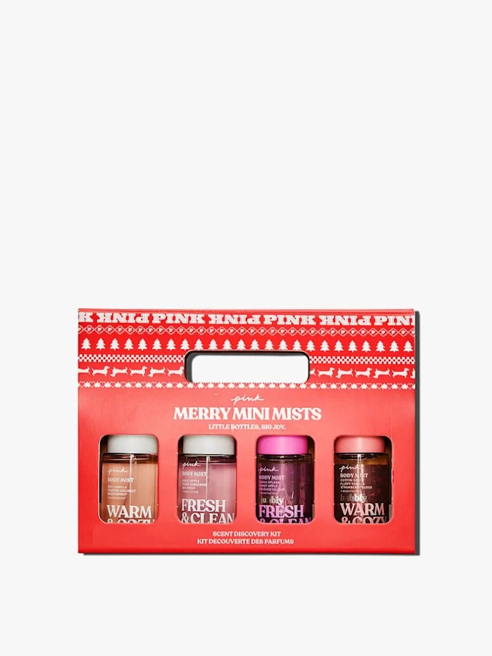 Victoria`s Secret Pink Merry qadınlar üçün bədən spreyi dəsti, 75 ml