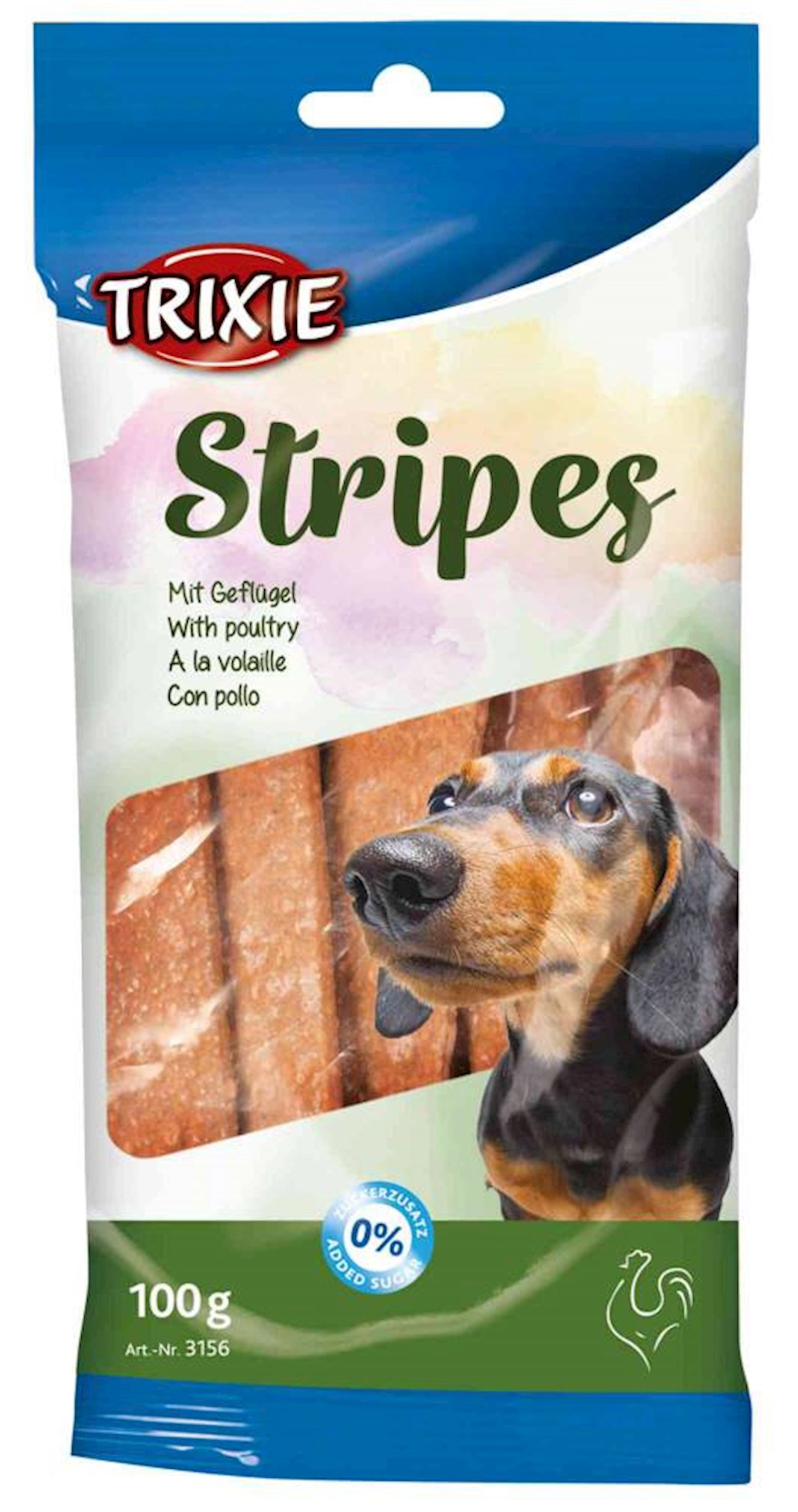 Məzə Trixie Stripes Ev Quşu Əti ilə 10 əd 100 q