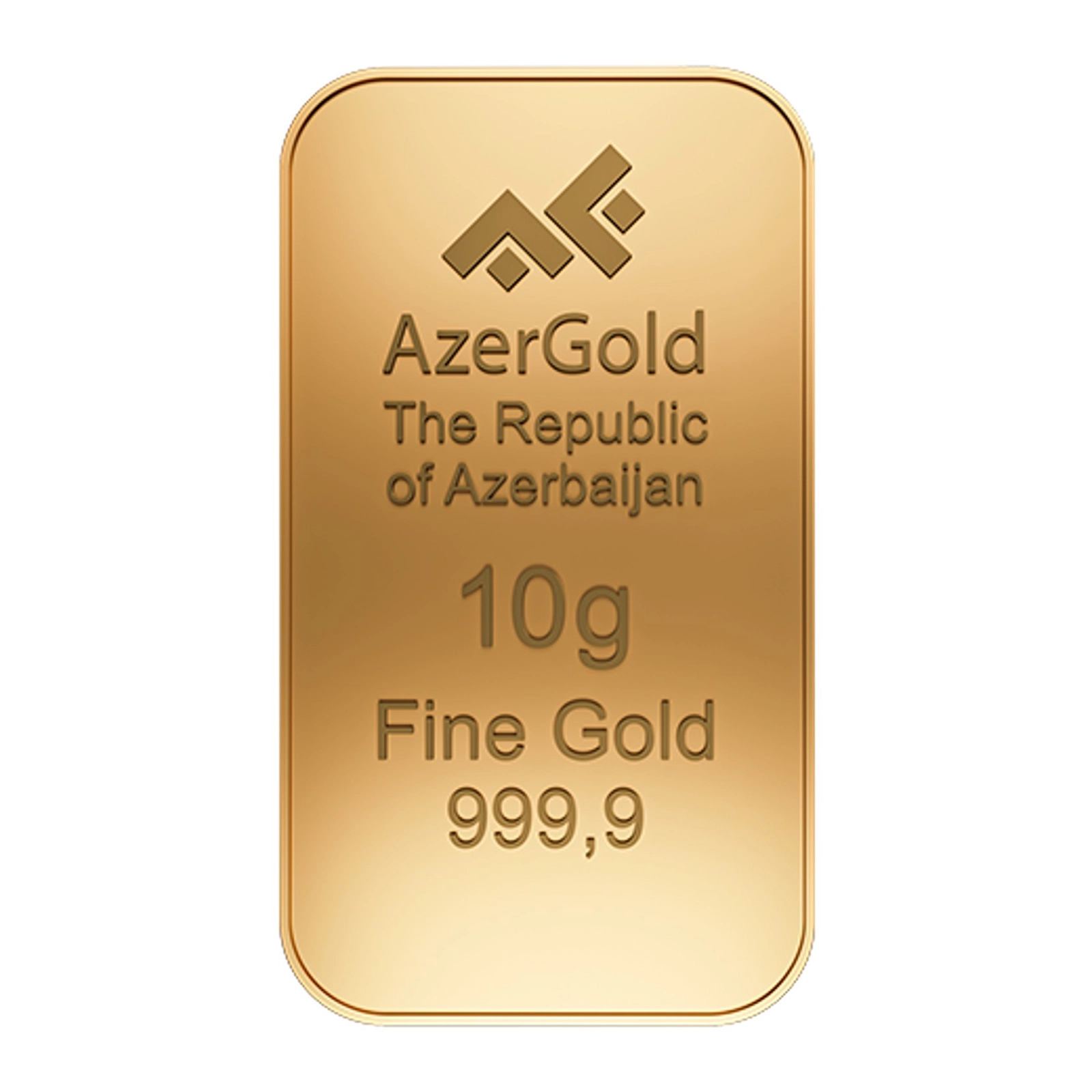 Qızıl külçə Azgold 816, 10 q