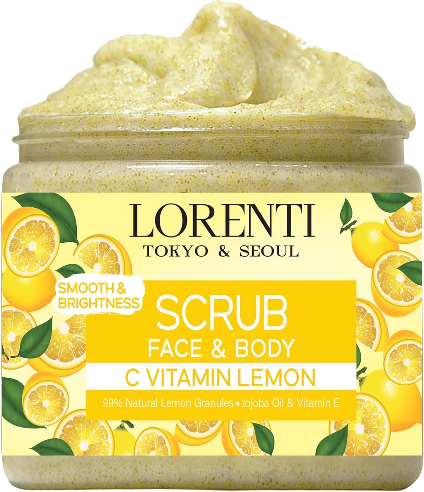 Skrab üz və bədən üçün Lorenti Lemon 500 ml