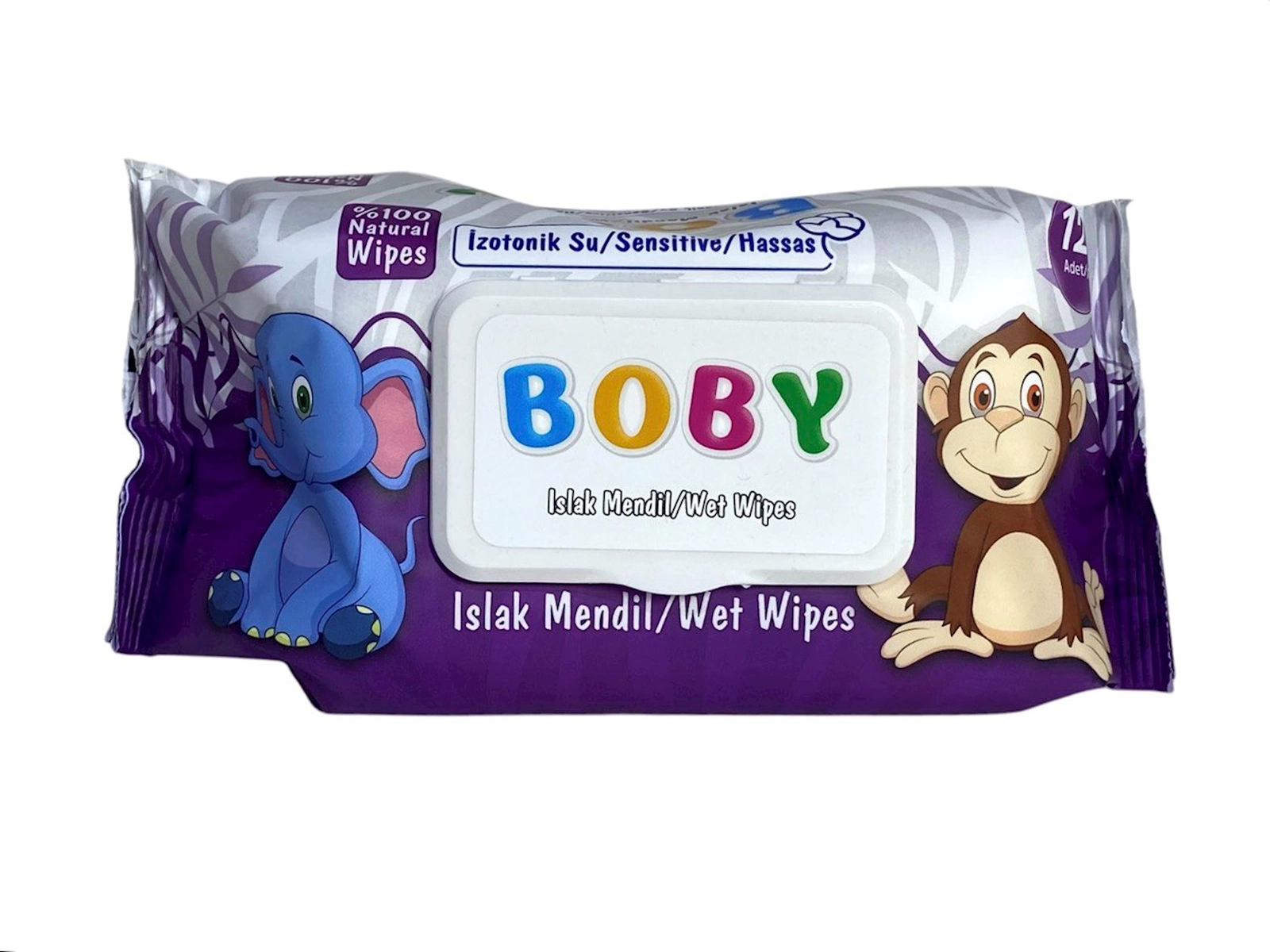 Nəm salfetlər Boby, 120 əd