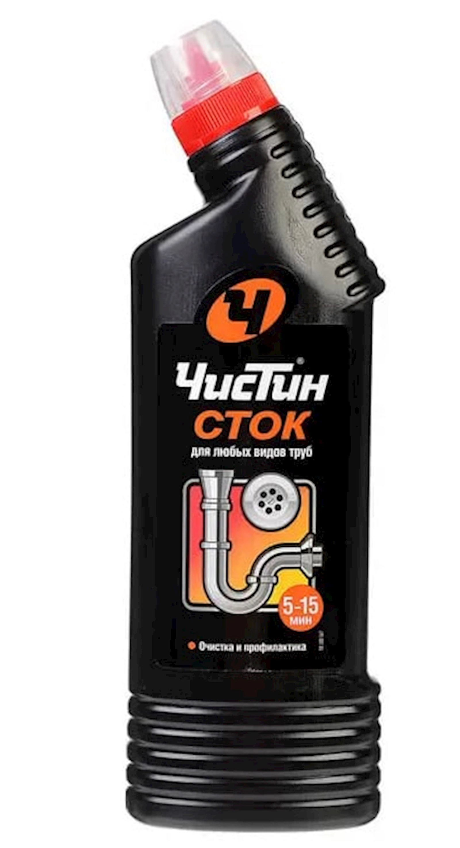 Təmizləyici gel kanalizasiya boruları üçün Чистин 500 ml