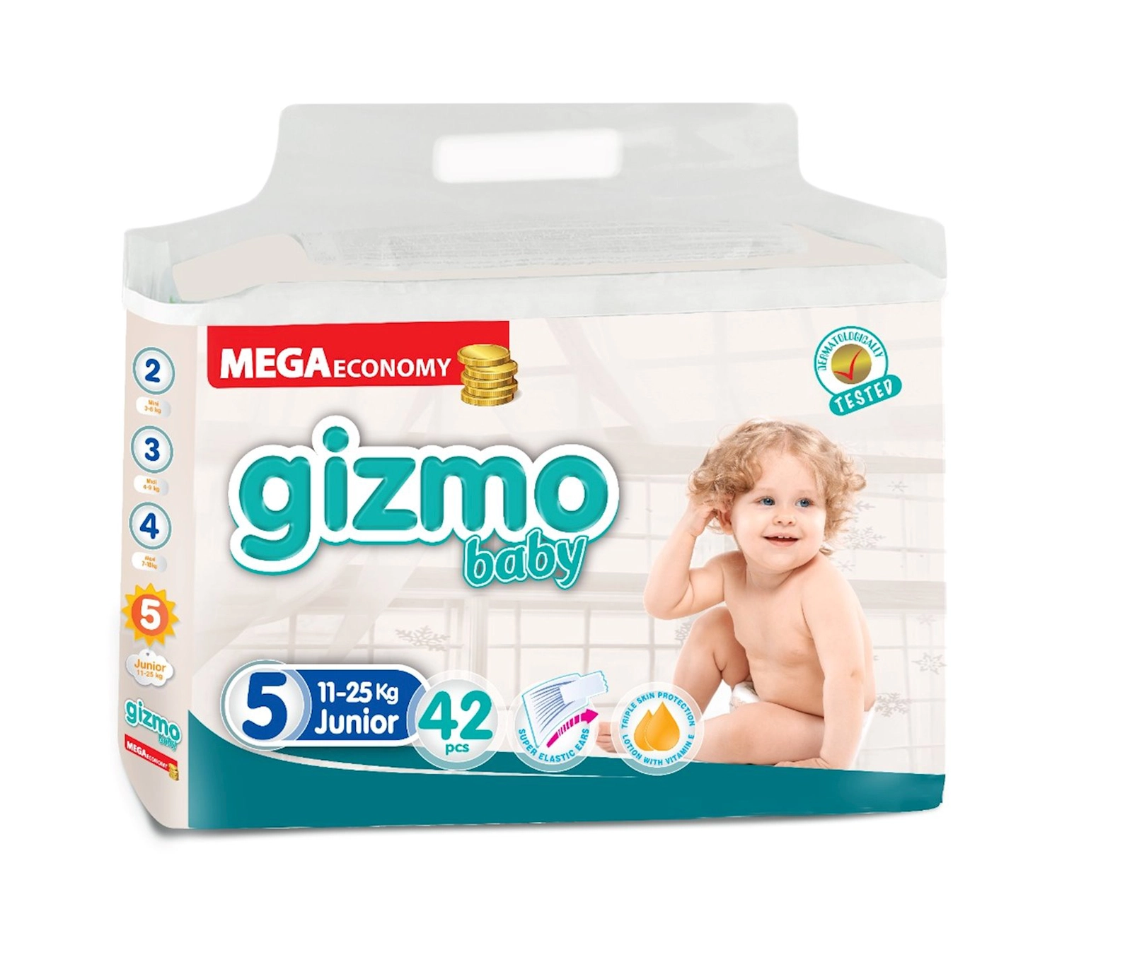 Bezlər körpələr üçün Gizmo Baby 5(11-25 kq), 42 əd