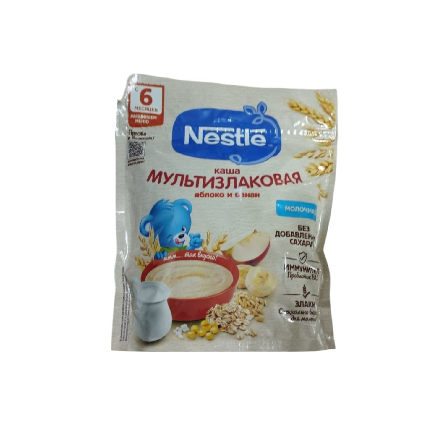Multitaxıl sıyığı Nestle Яблоко и банан, 200 q
