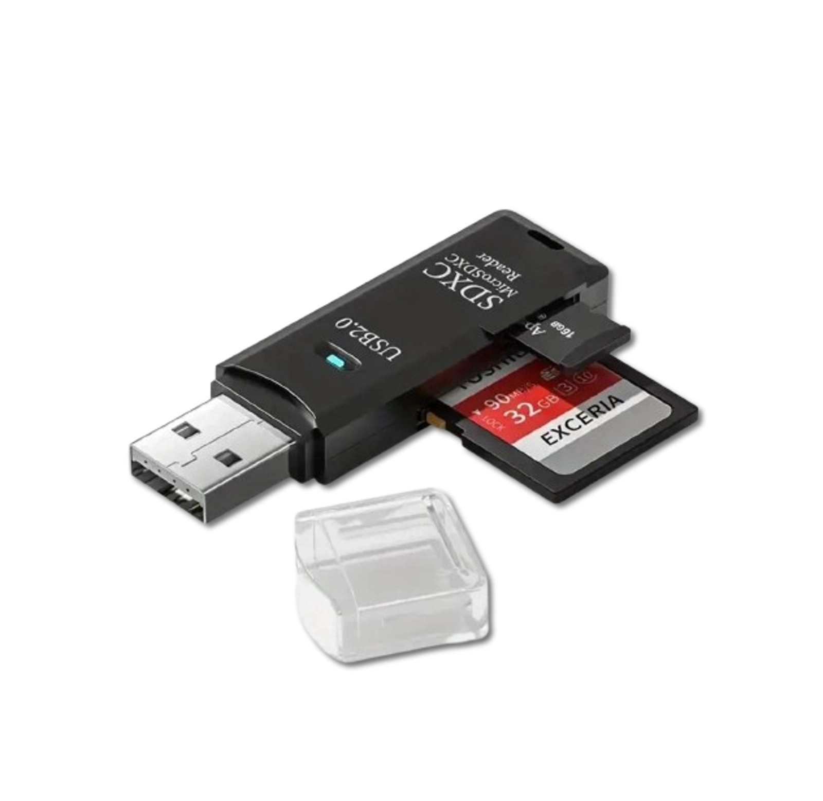 Kart oxuyucusu SDXC 2-in-1 USB 2.0 SD+TF
