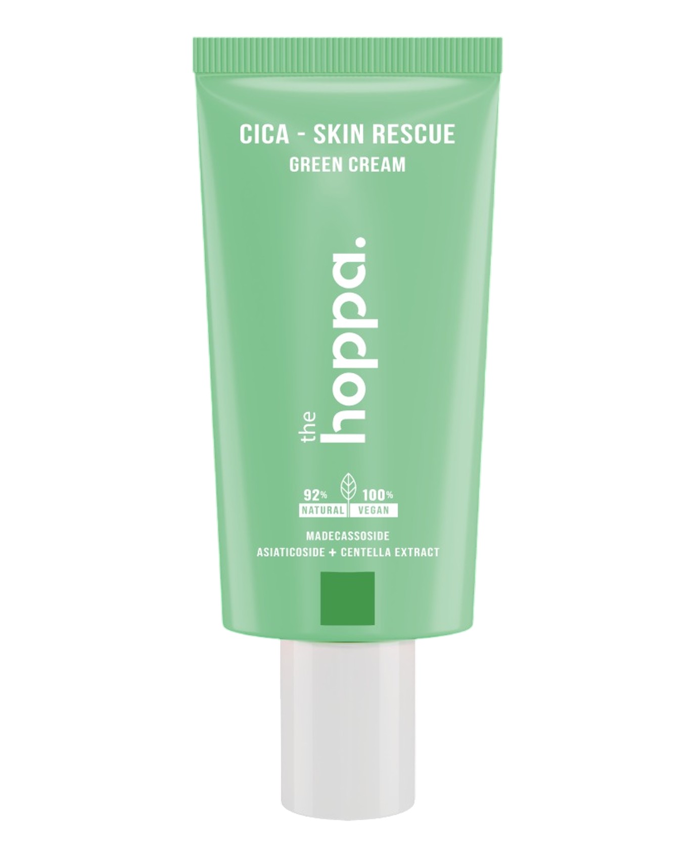 İntensiv, bərpaedici, nəmləndirici krem the hope Green Cica , madecassoside + asiaticoside + centella asiatica, 50 ml