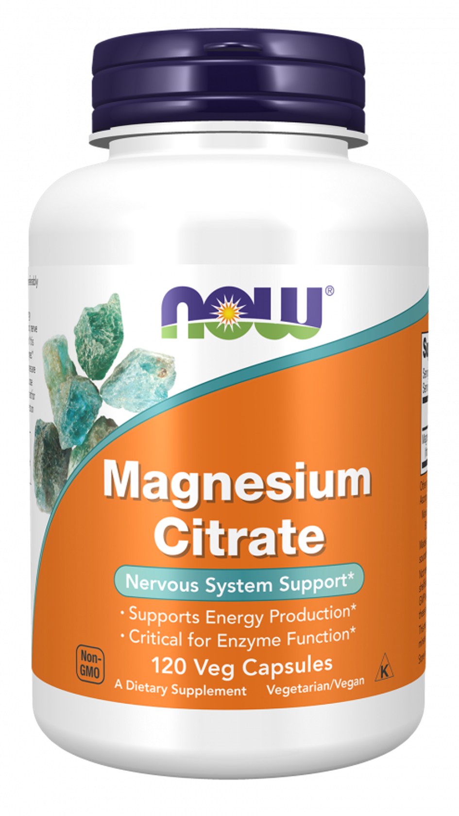 Vitaminlər Now Foods Magnesium Citrate, 120 əd