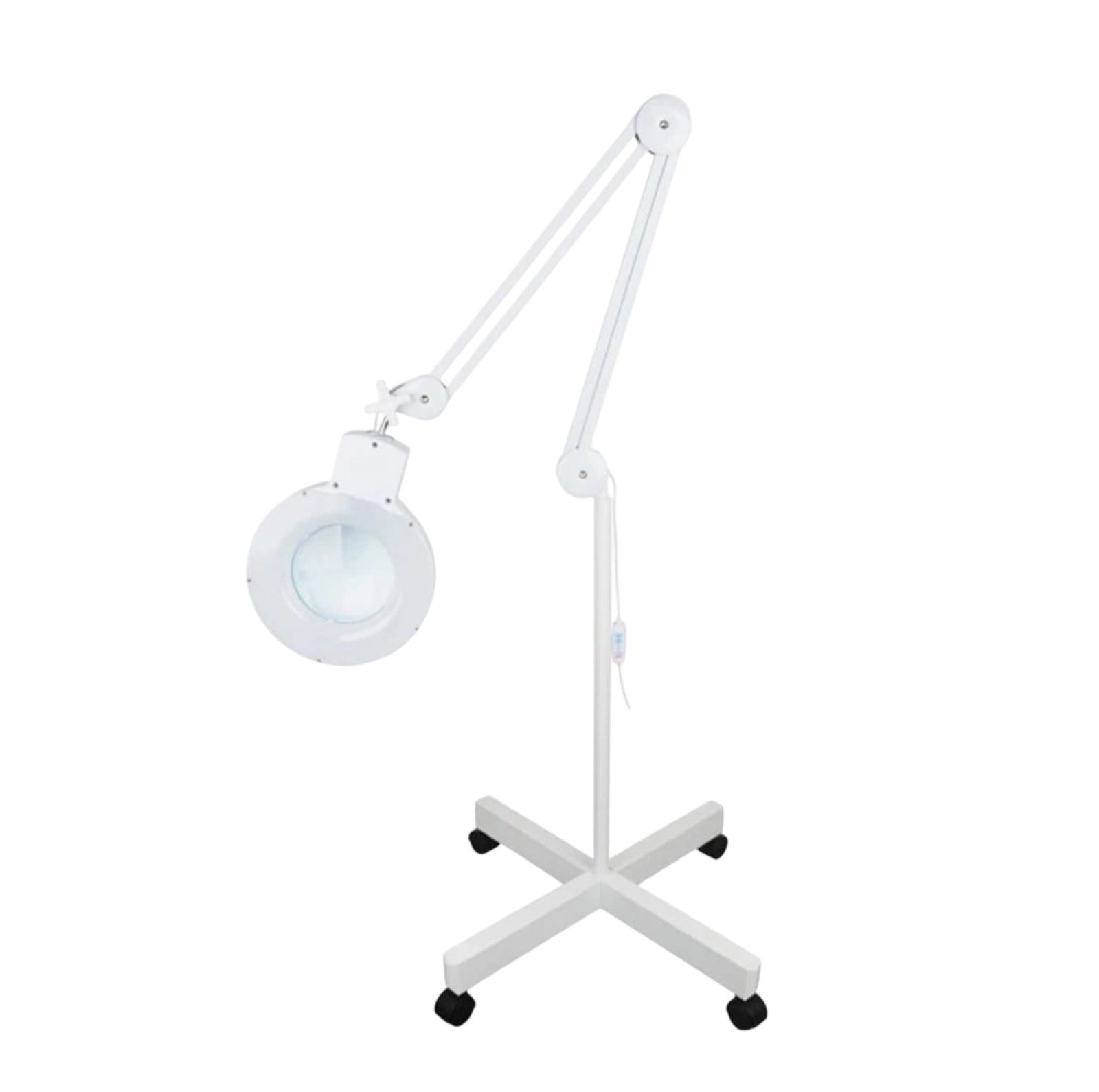 Döşəməüstü lampa-lupa, ağ