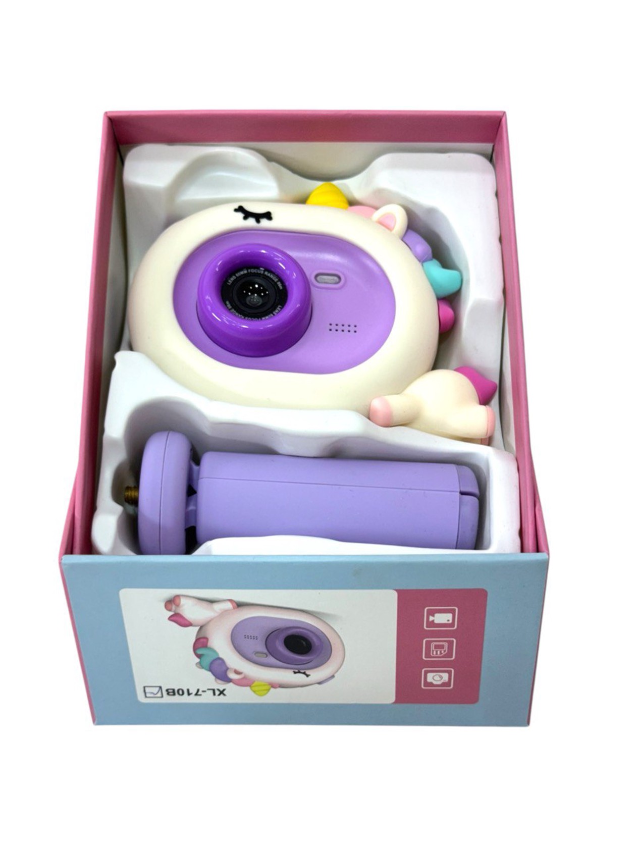 Uşaq üçün fotoaparat Sindeer Toys Mini Camera XL-710B Unicorn
