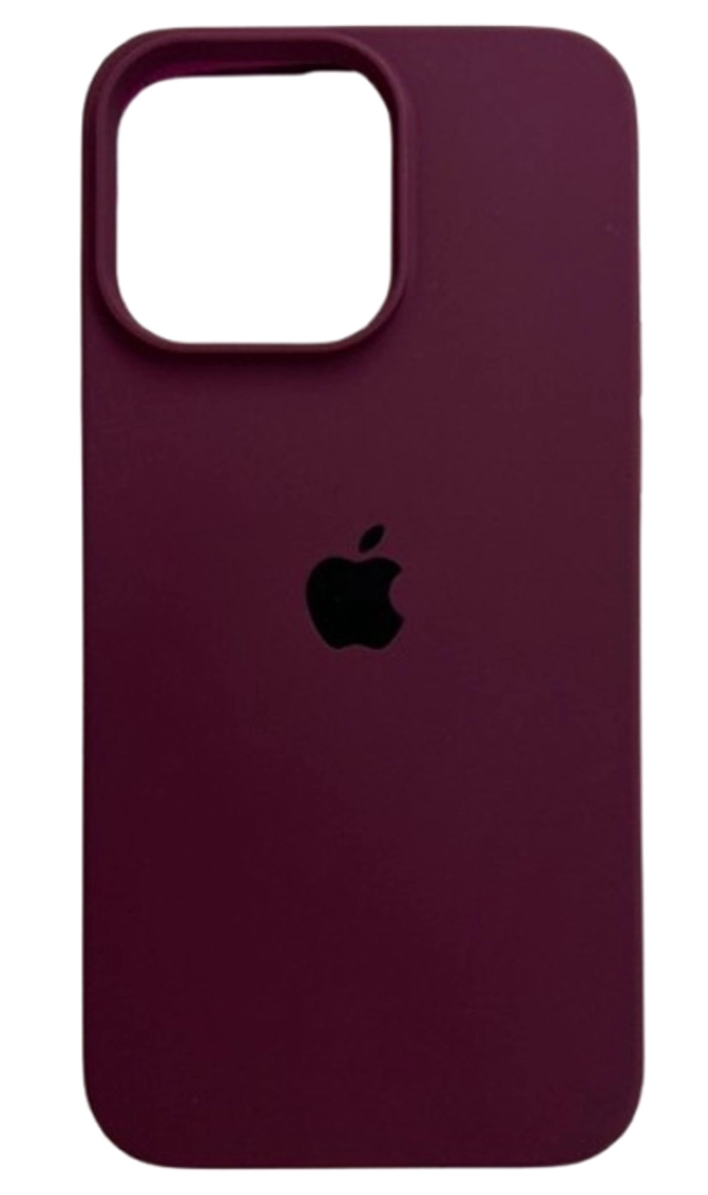 Çexol Silicone iPhone 16 Pro üçün Bordo