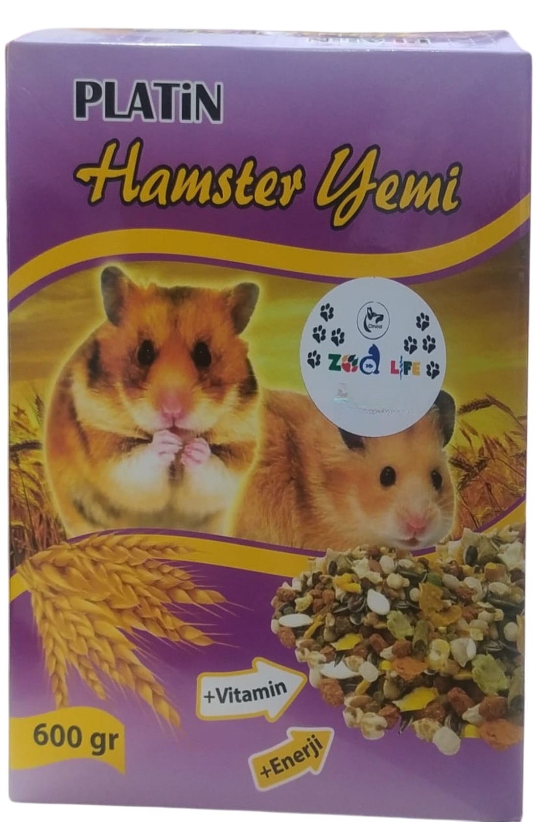 Yem Platin dağsiçanları üçün, 600 q