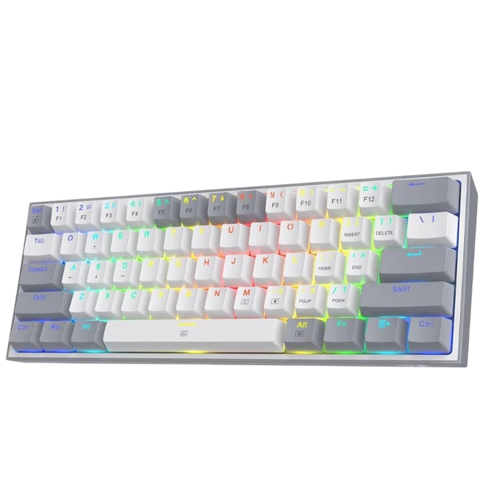 Oyun klaviaturası Redragon Fizz RGB White Gray