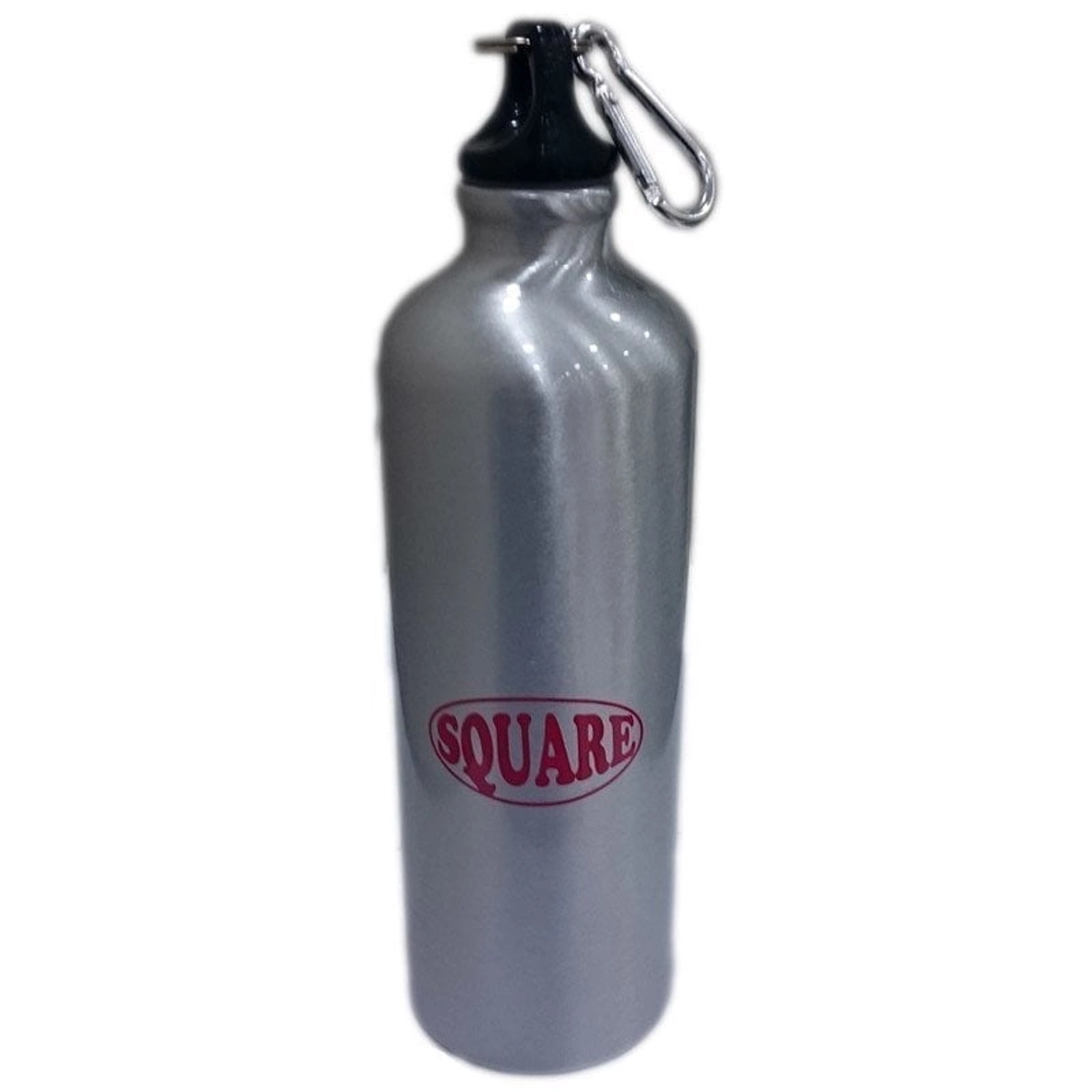 Su qabı Square, alüminium, boz, 750 ml