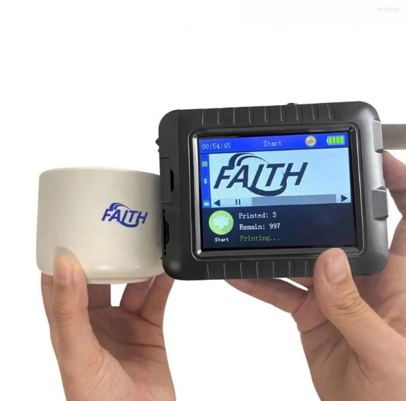 Portativ mini kodlama və tarix vuran əl printeri KD360