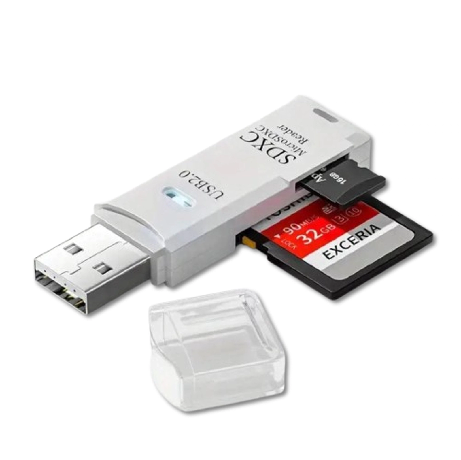 Kart oxuyucusu SDXC 2-in-1 USB 2.0 SD/TF