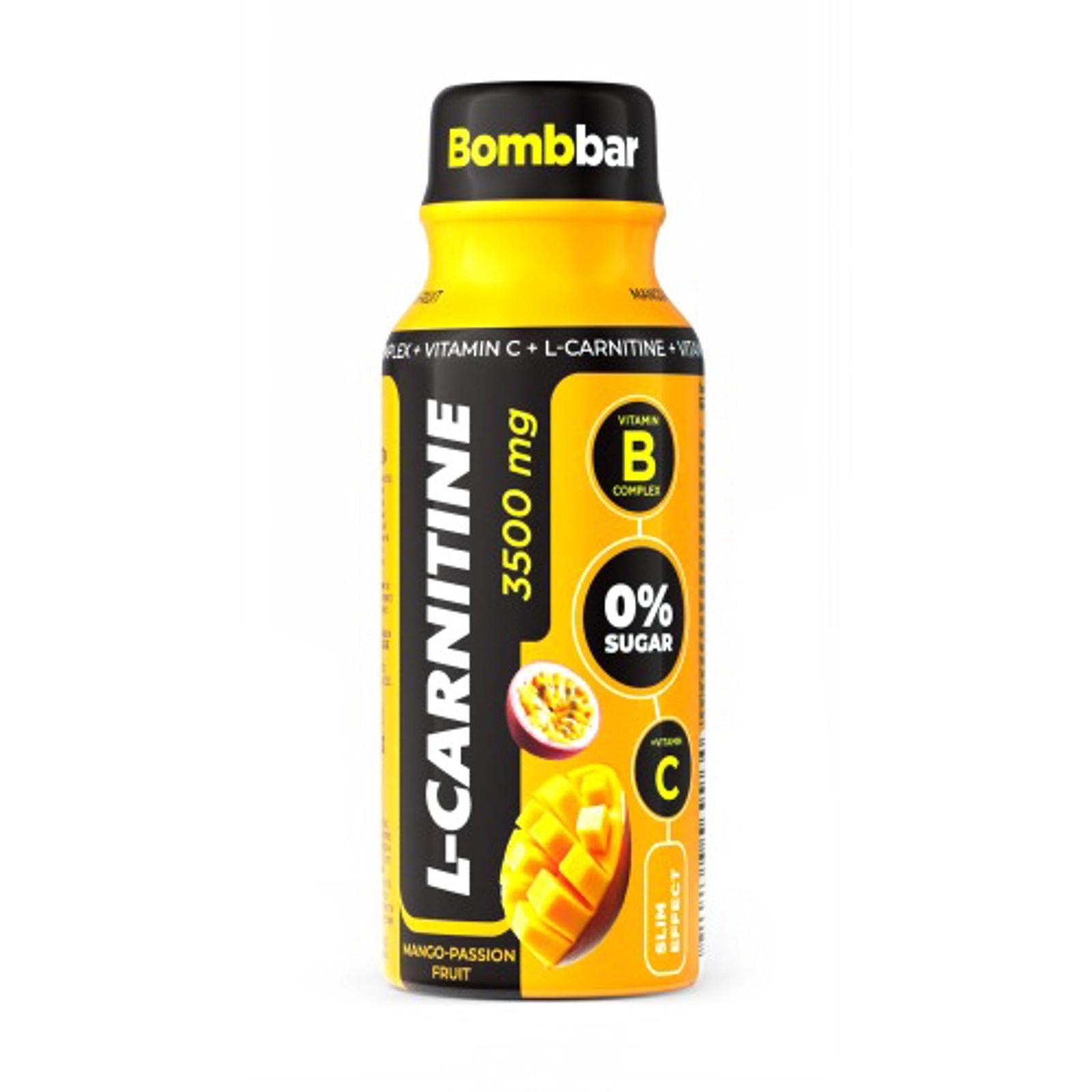 L-karnitin Bombbar Mango/Marakuya 3500 mg, 100 ml 1 əd