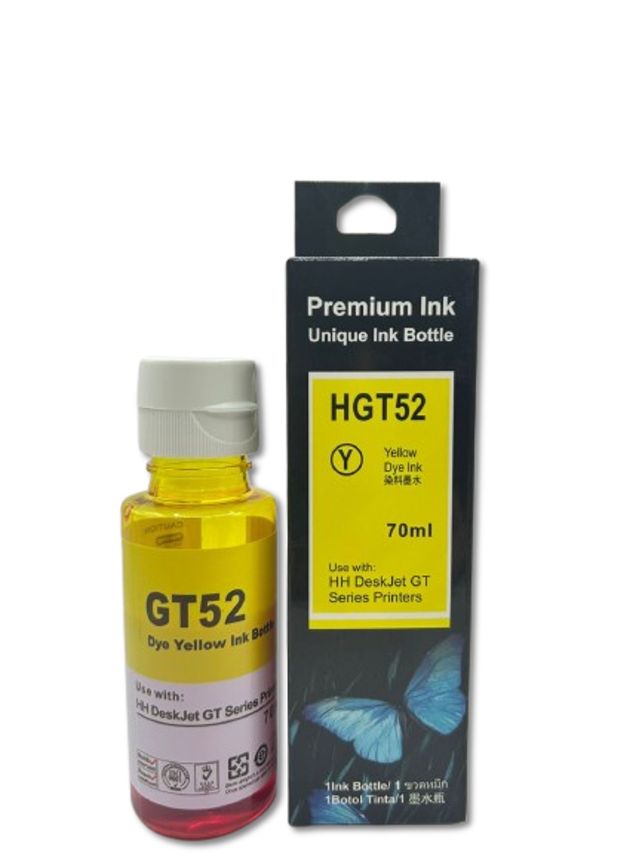 Mürəkkəb konteyneri HP GT52 Yellow