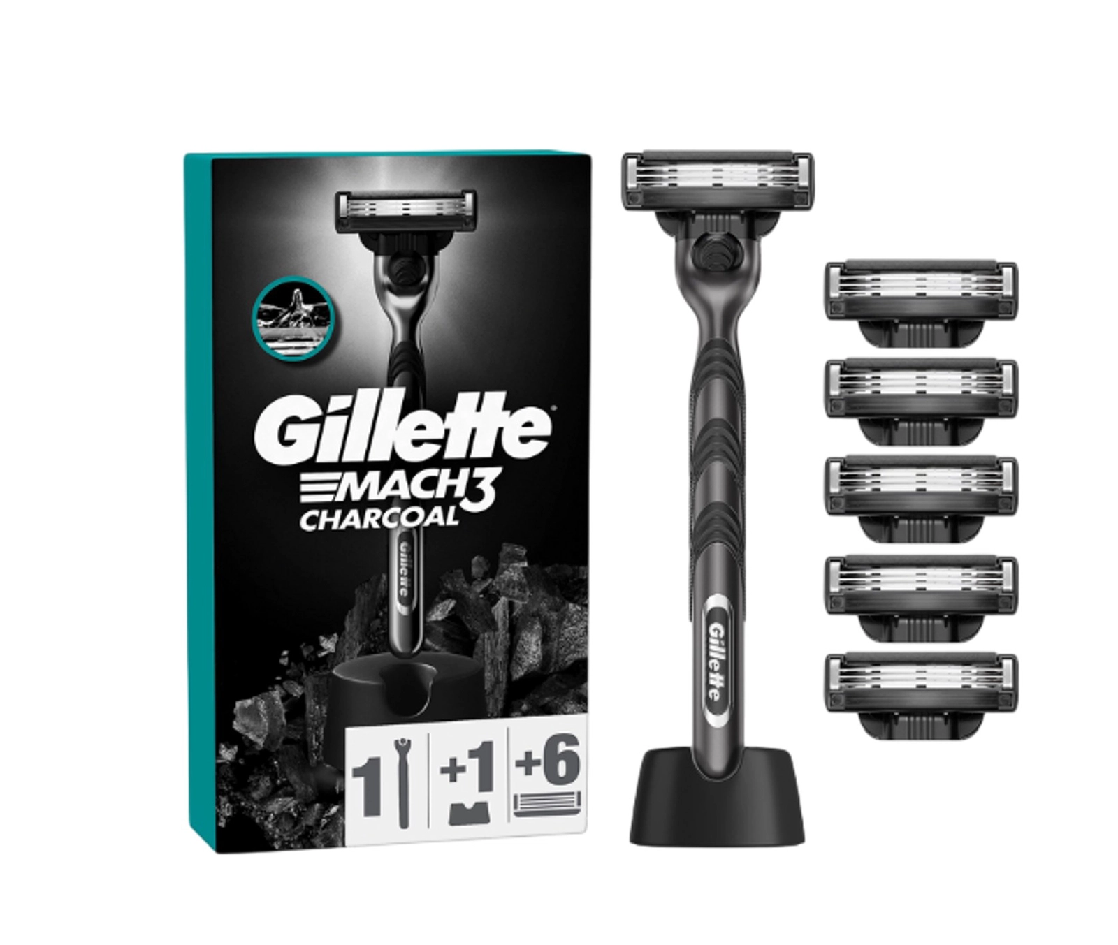 Kişilər üçün təraş ülgücü Gillette Mach 3, 1+6