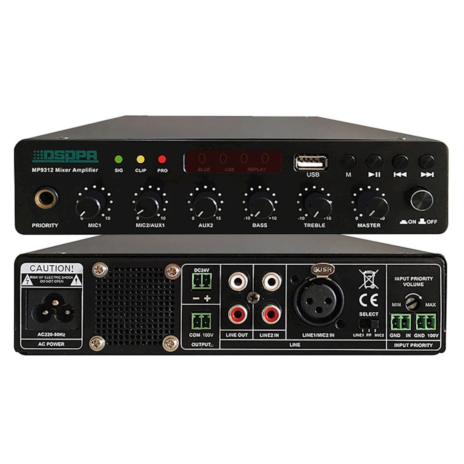 Ultra nazik rəqəmsal gücləndirici DSPPA MP9312