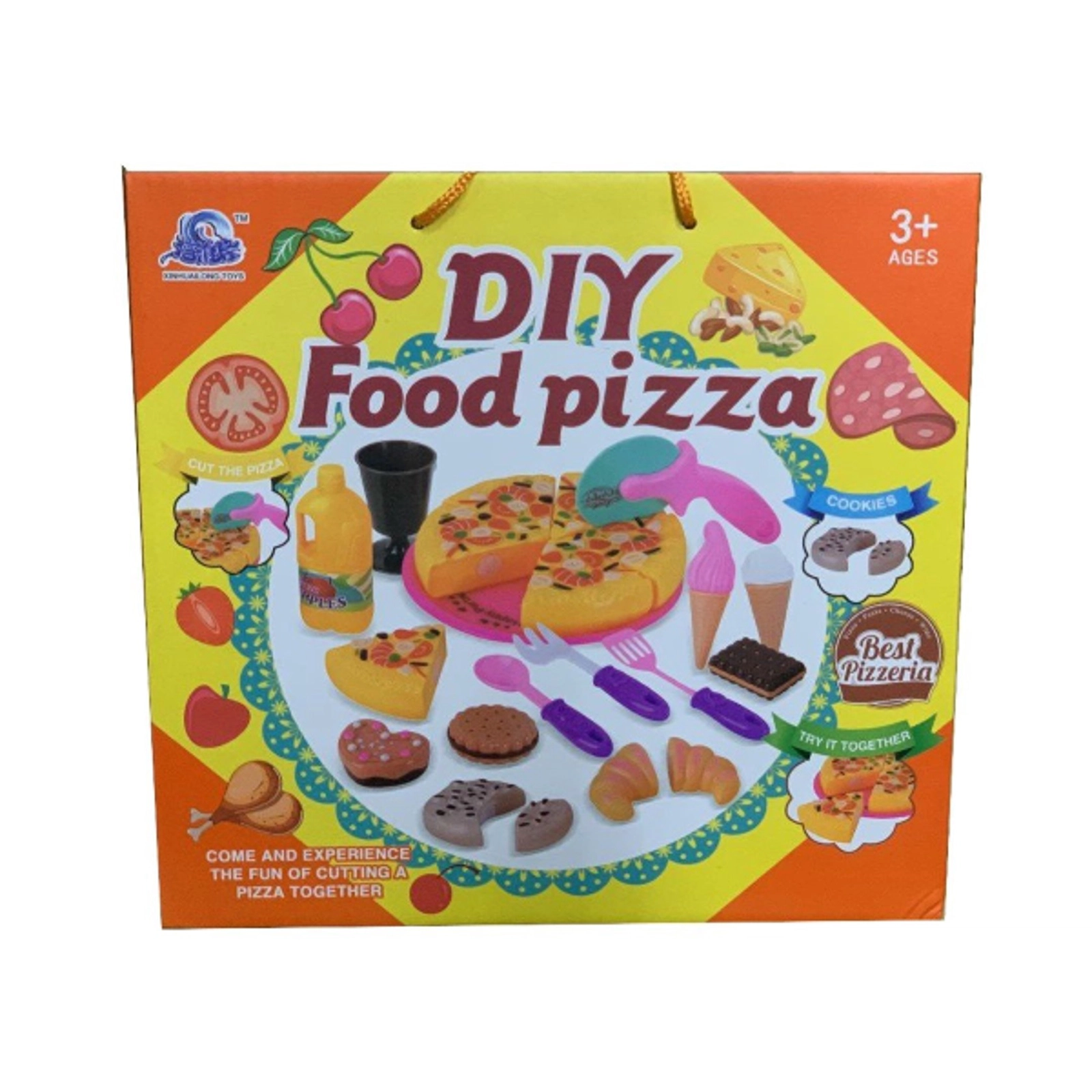 Oyun dəsti FP-85, DIY Food Pizza, 3+ yaş