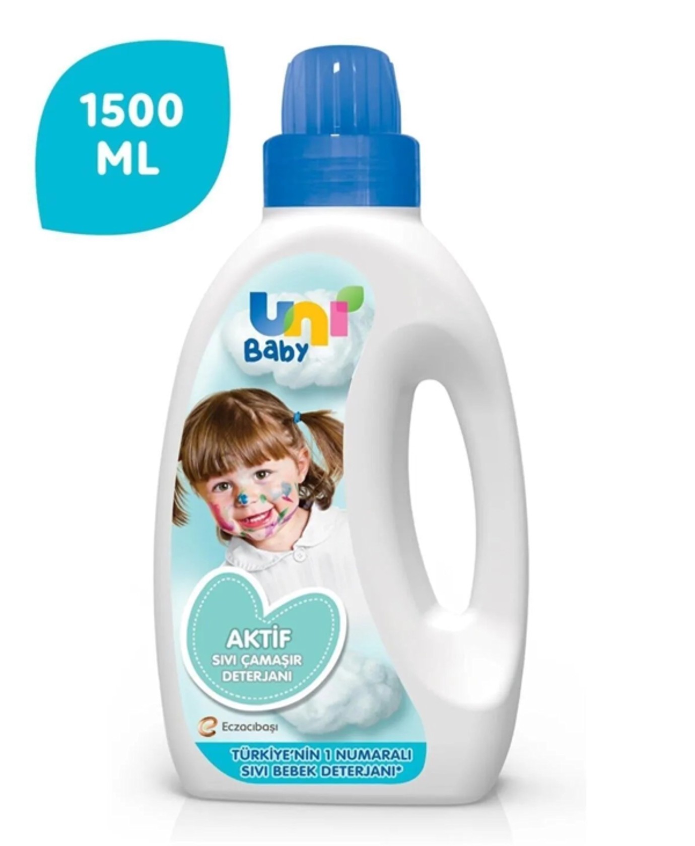 Yuma üçün gel Uni Baby uşaq paltarı üçün, maşın və əl yuma üçün, 1.5 l