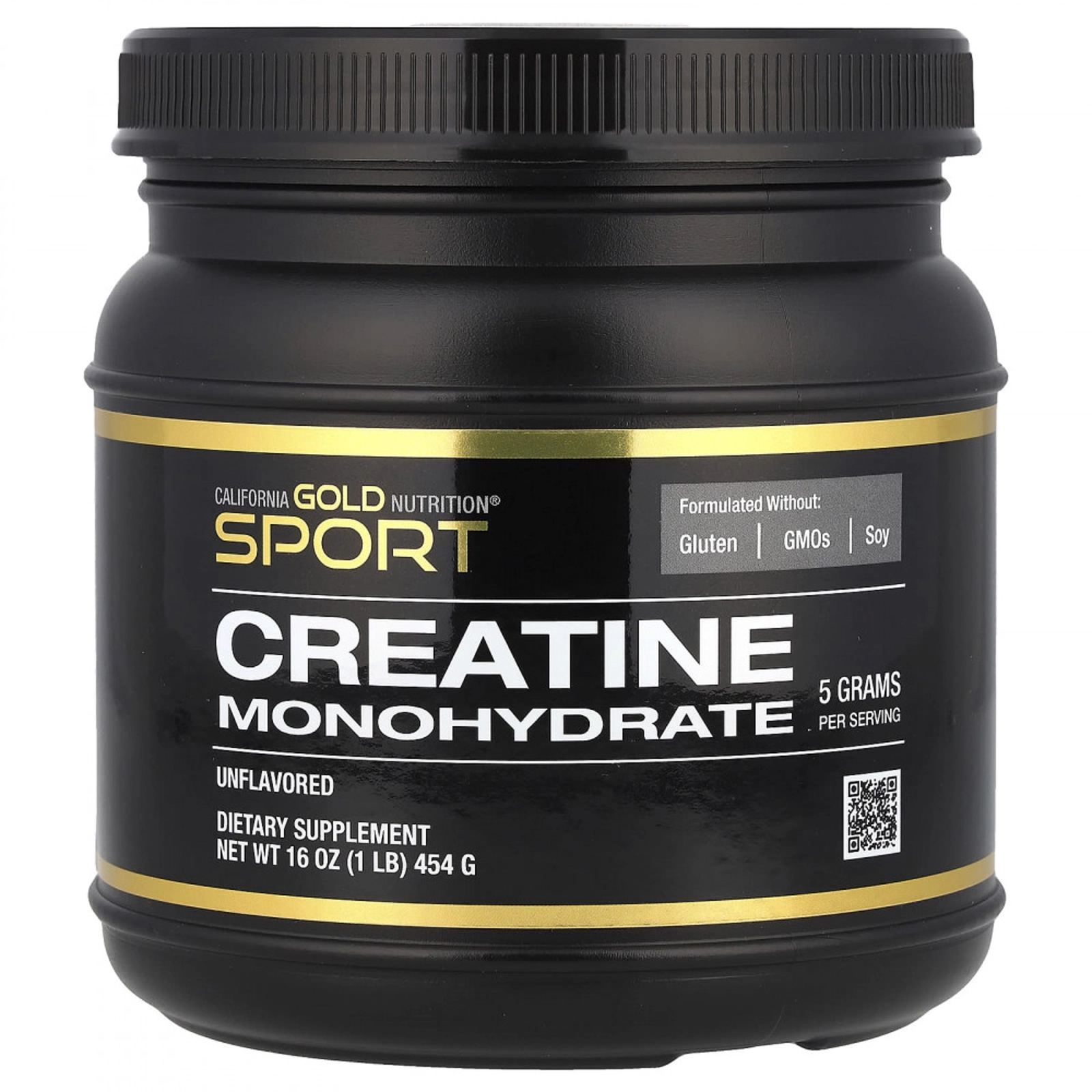 Kreatin California Gold Nutrition Sport Creatine Monohydrate, 454 q