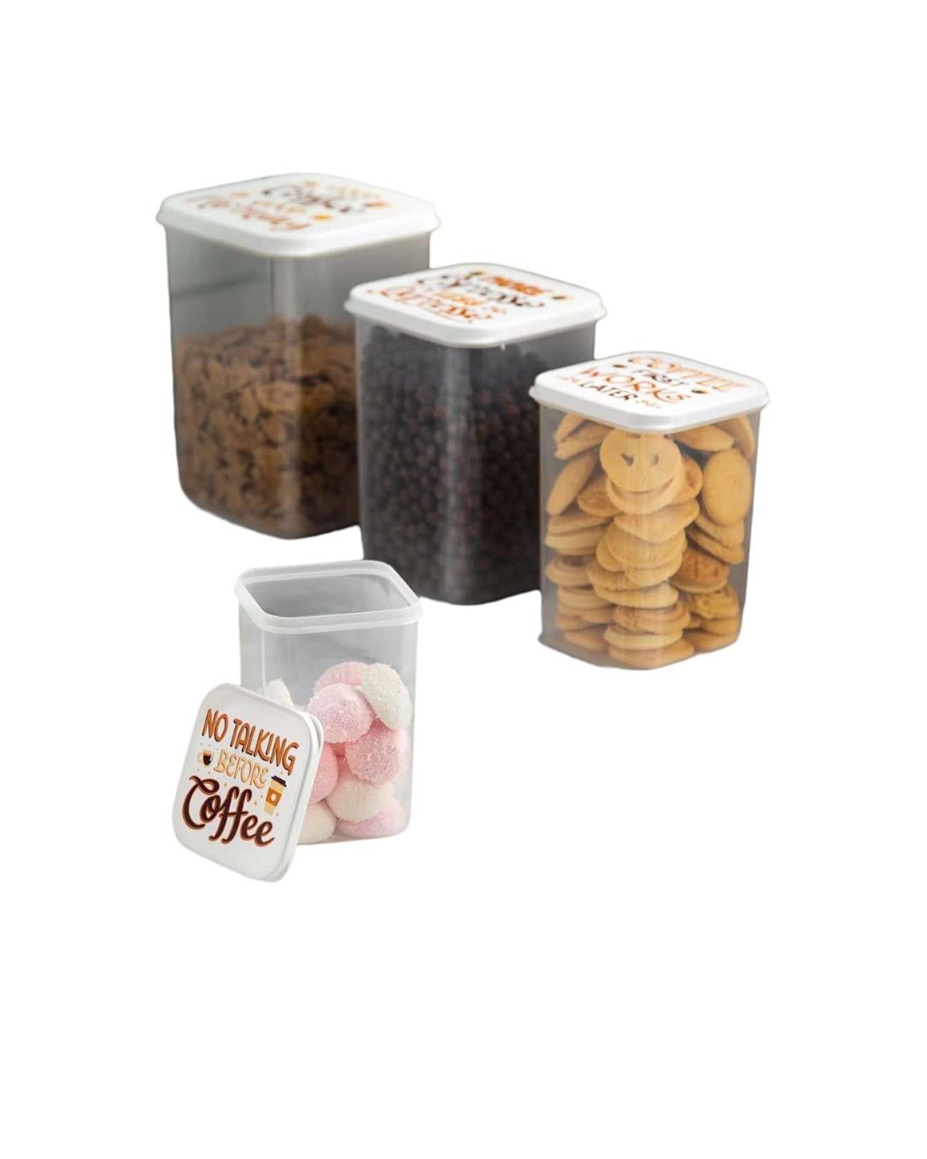 Saxlama qabı, plastik, 800 ml, 1200 ml, 2000 ml, 3000 ml