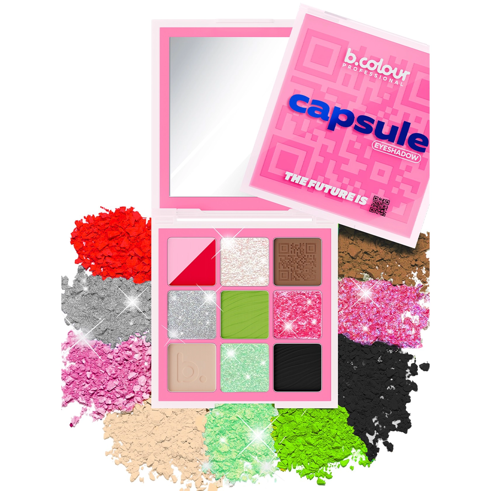 Göz kölgələri paleti 7 Days B.Colour Professional Capsule Eyeshadow 04 Tomorrowland, 9.18 q