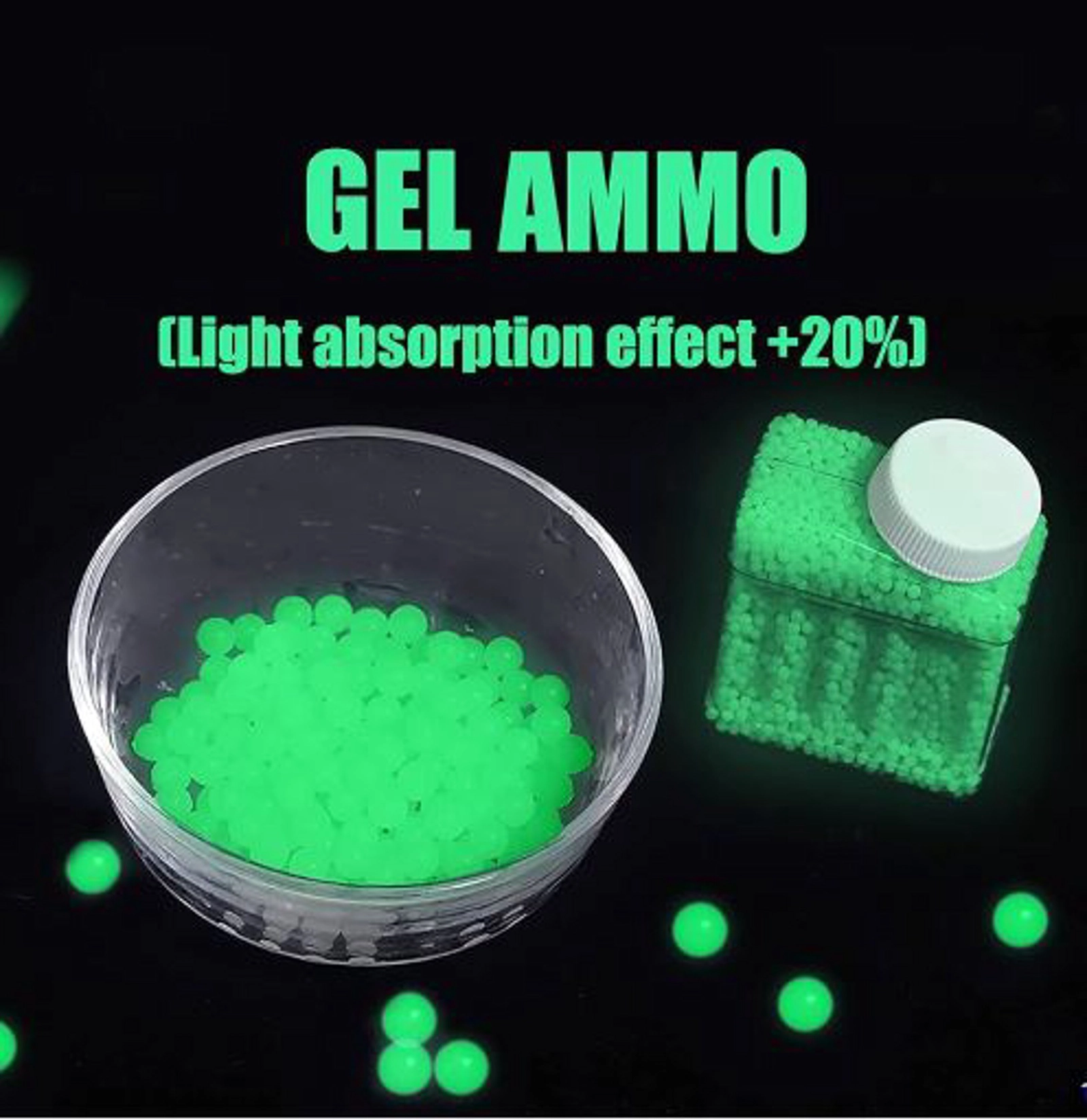 Oyuncaq sursat Orbiz Fosfor, gel blaster silahları üçün, 3600 əd