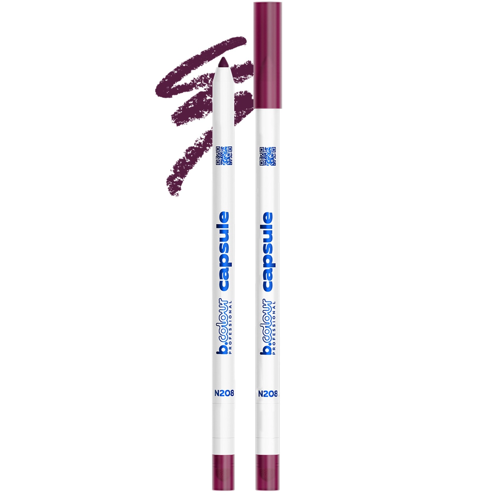 Dodaq qələmi B.Colour Professional Capsule N208, 0.5 q