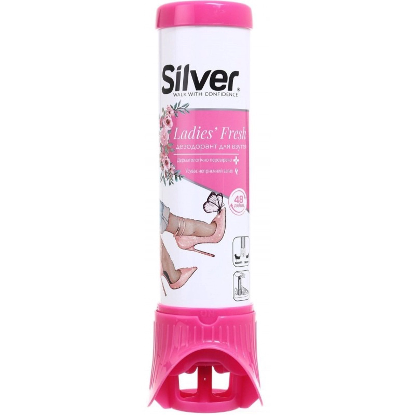 Ayaqqabı üçün dezodorant Silver Ladies Fresh, 100 ml