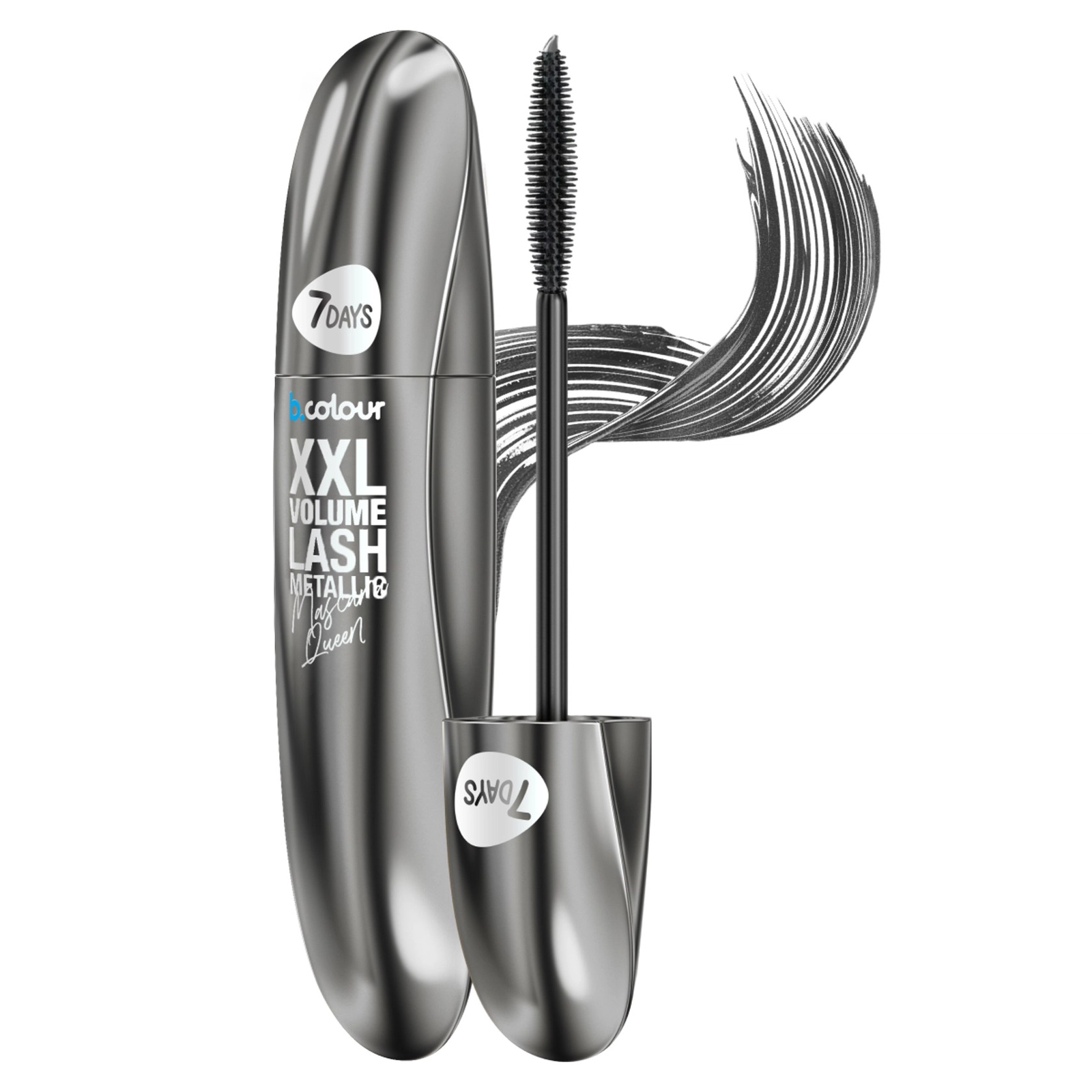 Kirpiklər üçün tuş 7 Days B.Colour XXL Volume Lash 02 Grey, 8 ml