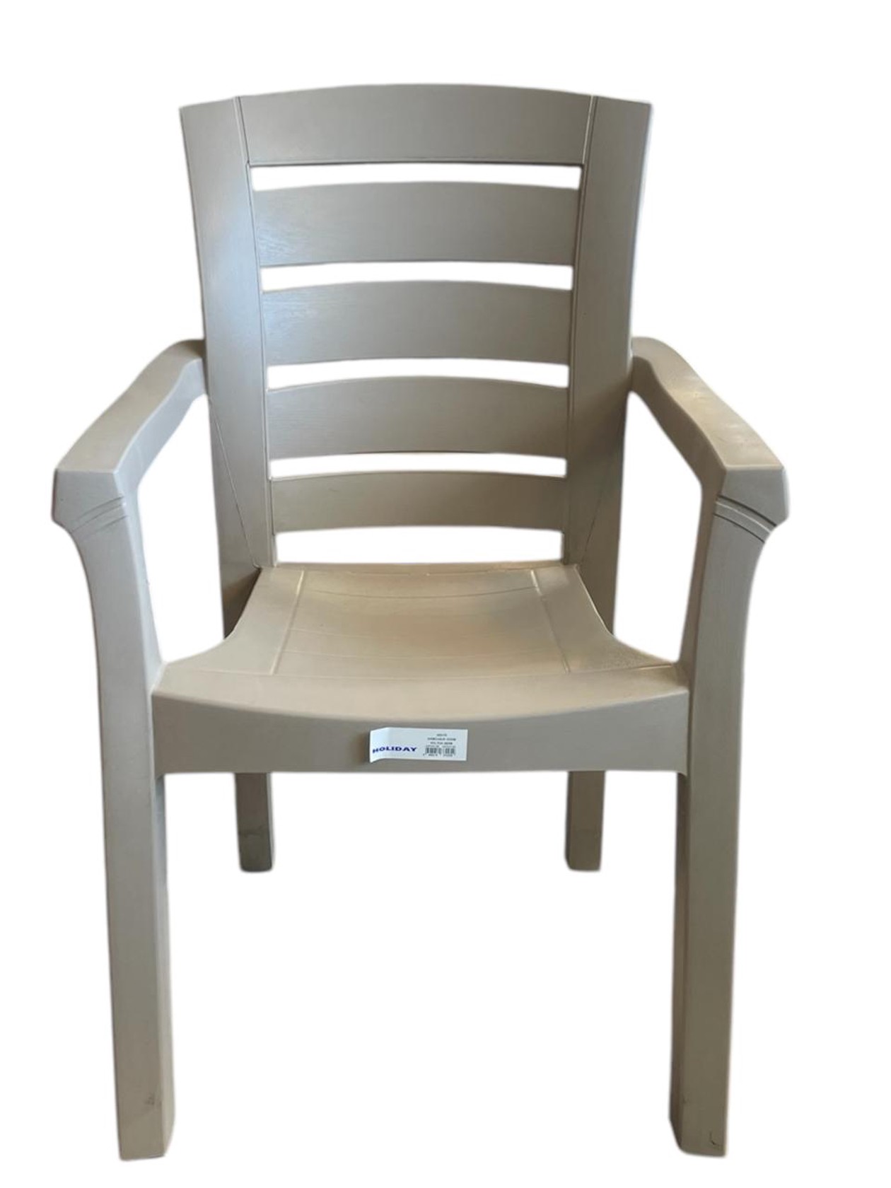 Bağ üçün stul Holiday MBL-6031-2, plastik, bej, 58x90 sm