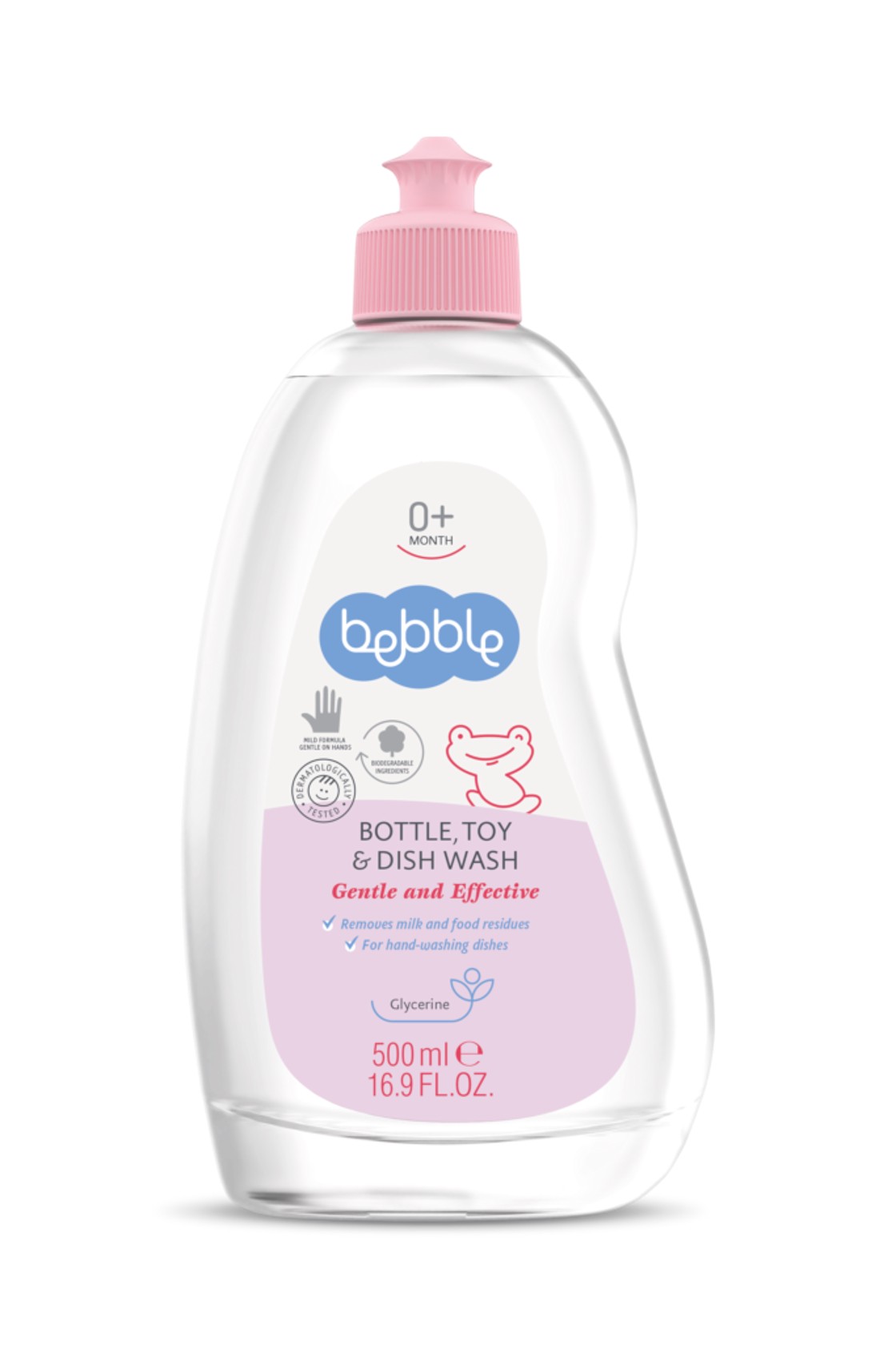 Uşaq qabı və oyuncaq yumaq üçün vasitə Bebble 500 ml
