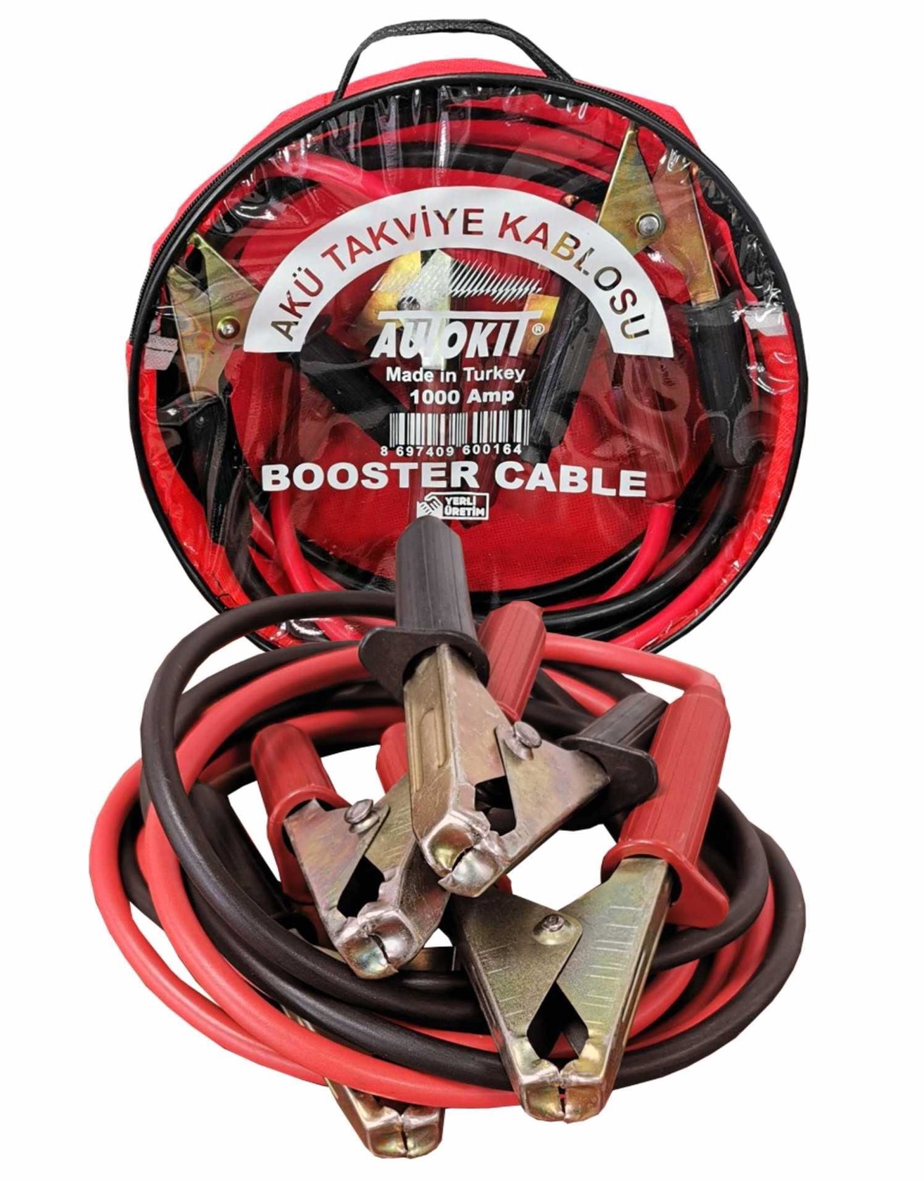 Avtomobil sıxacları Autokit, 1000 A, 2 m