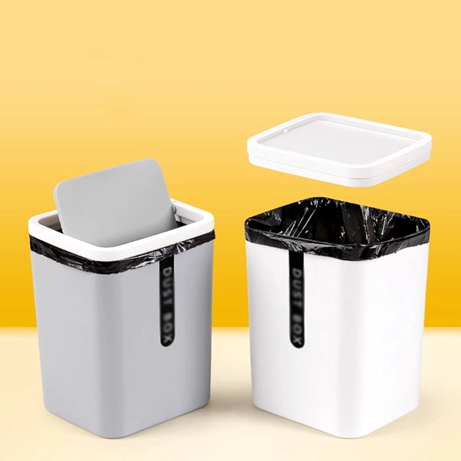 Zibil qabı vm186, plastik ağ 12.1x10.6x15.7 sm