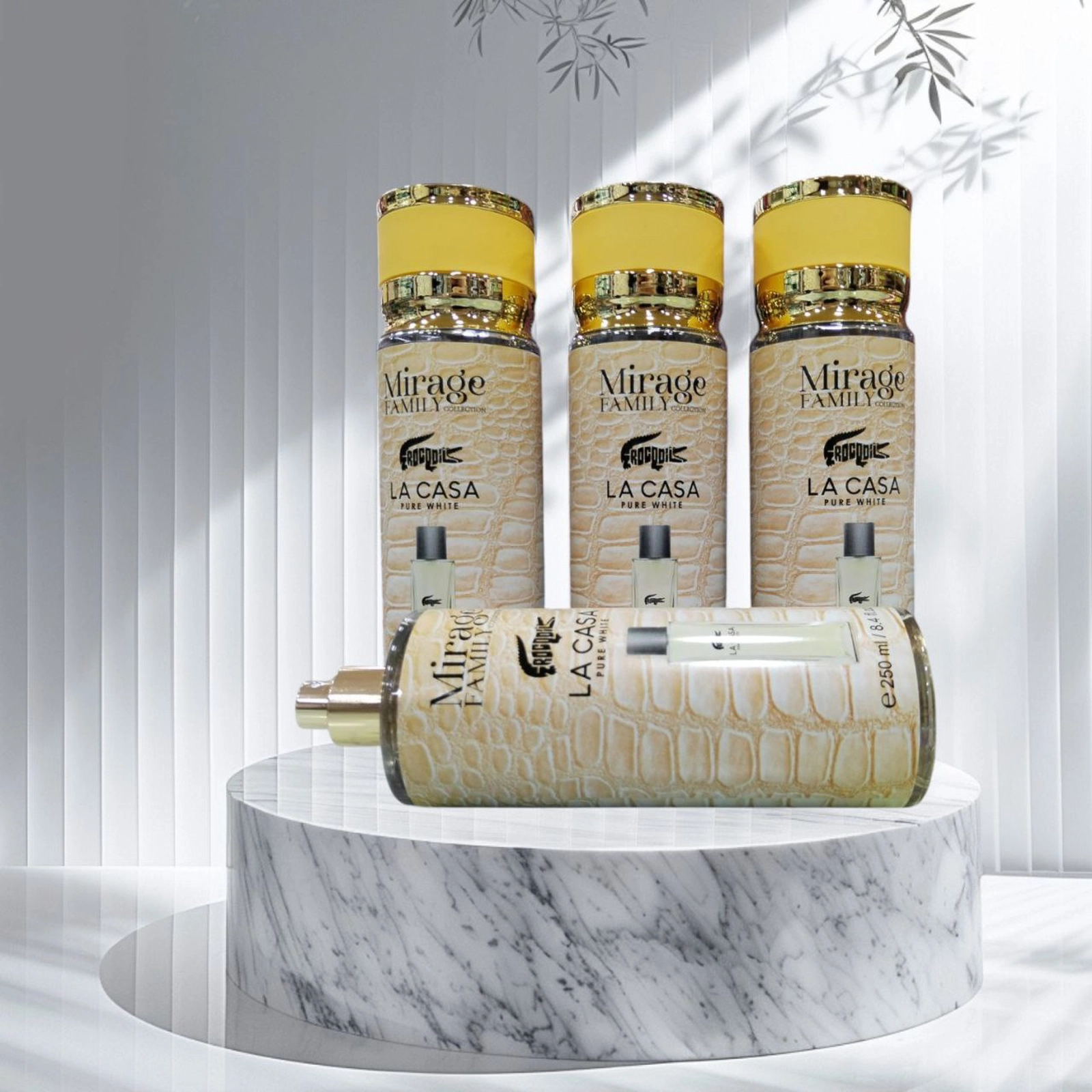 Bədən üçün sprey Mirage Family La Casa Pure White 250 ml