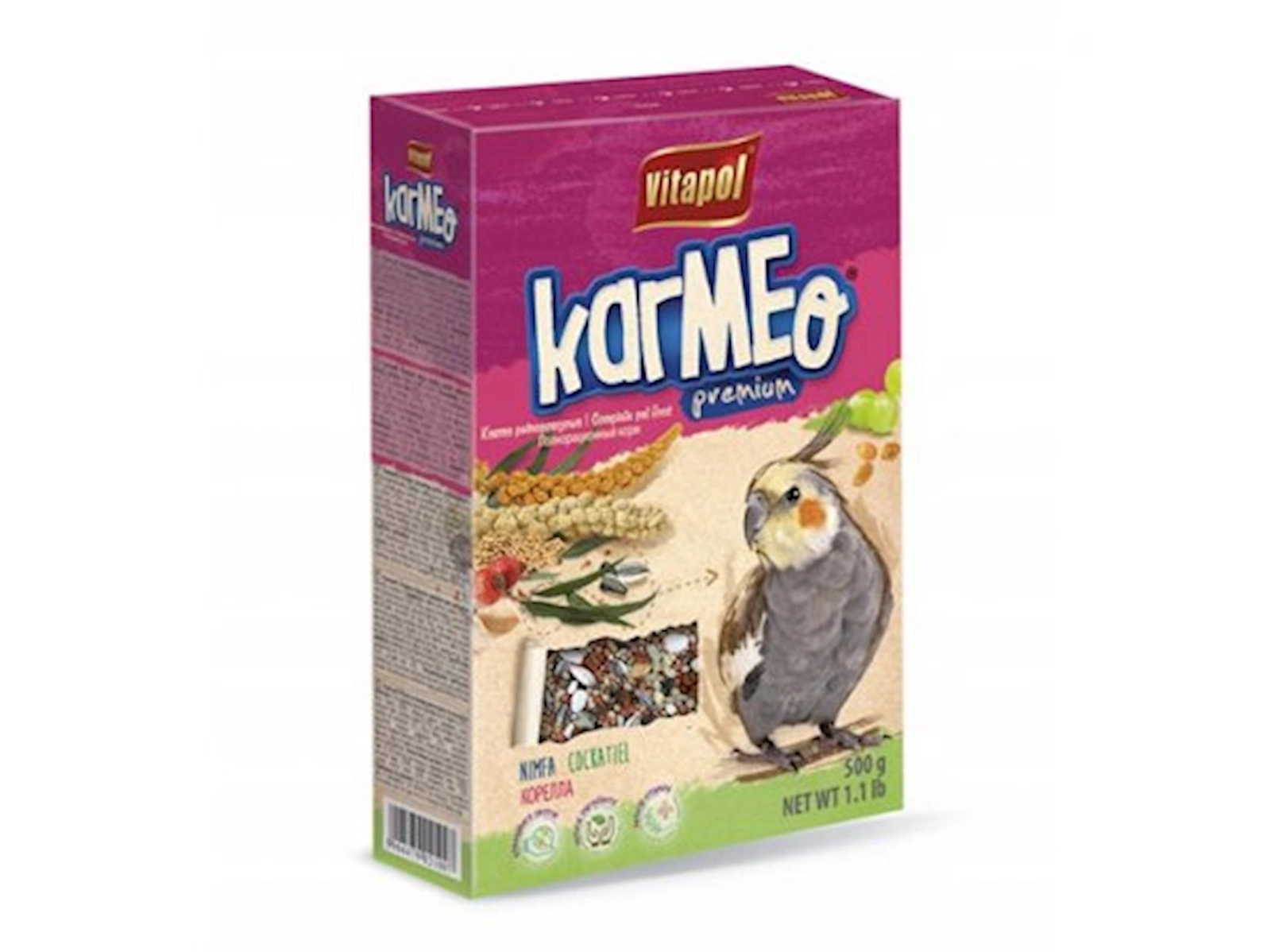 Gündəlik yem Vitapol Karmeo Premium nimfalar üçün 500 q