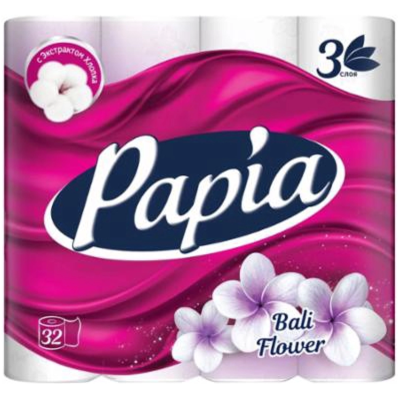 Papia Bali Çiçəyi Tualet Kağızı 32 ədəd