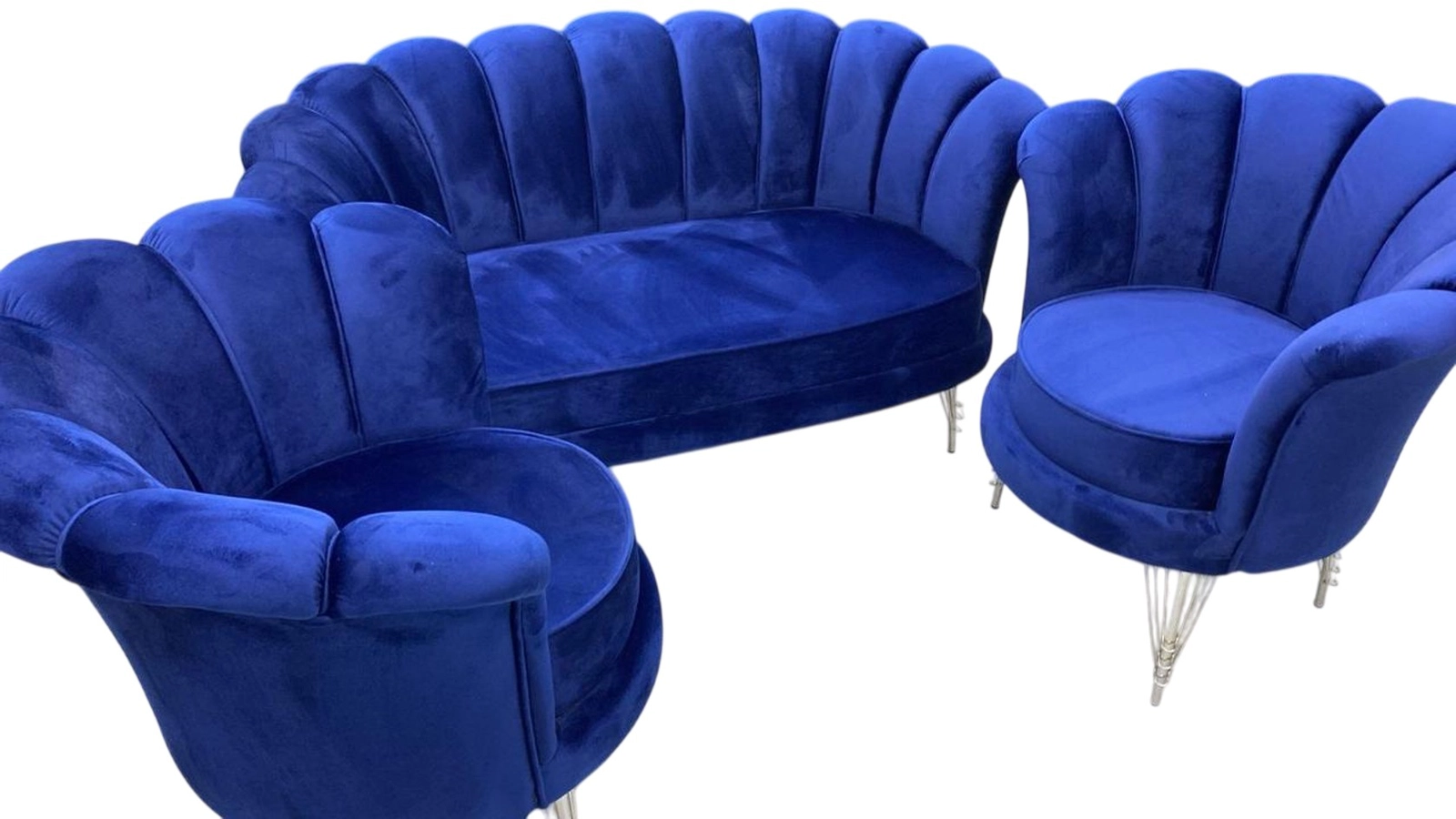 Yumşaq mebel dəsti SR-3, göy