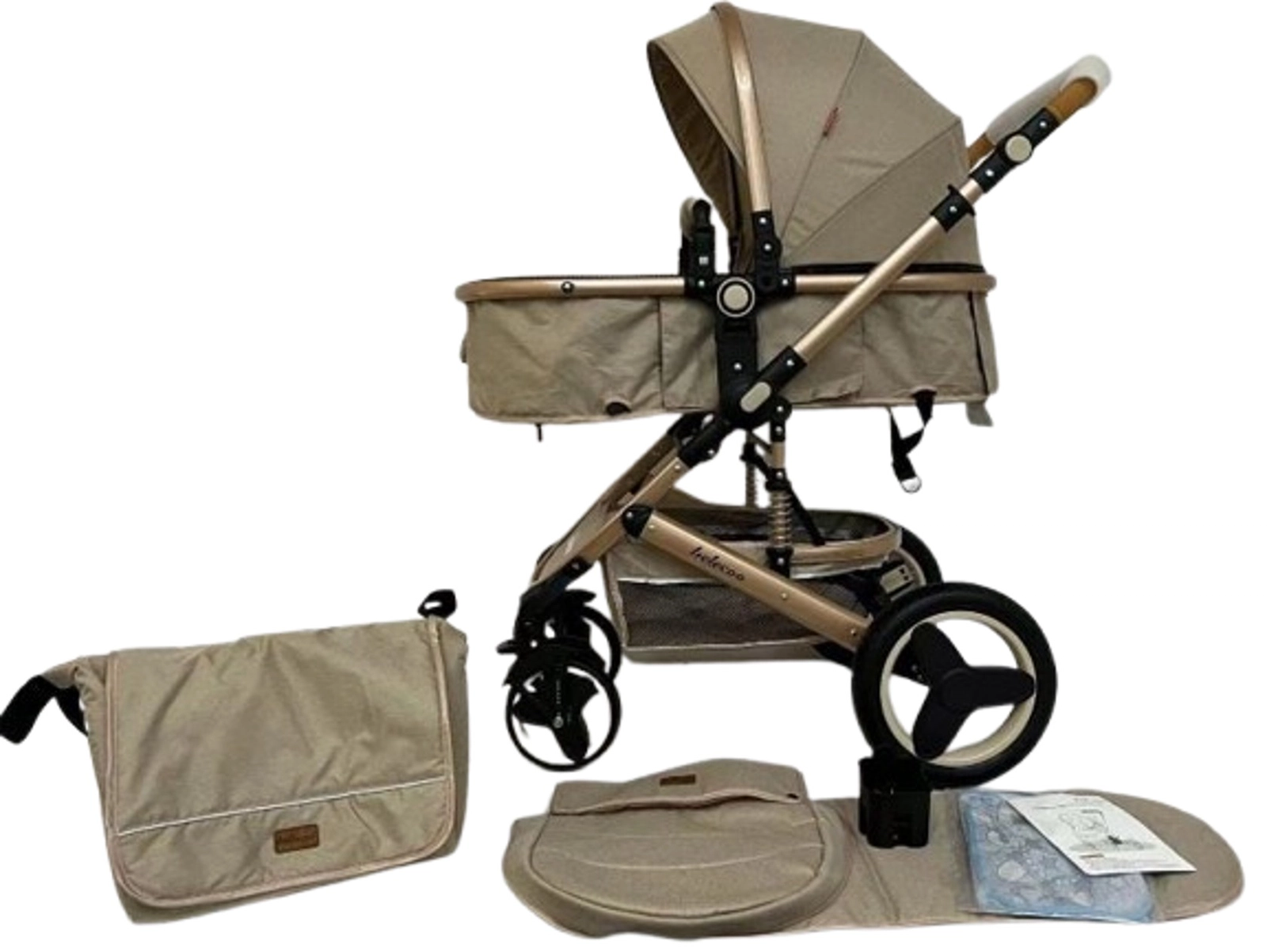 Uşaq arabası Belecoo 530W Beige